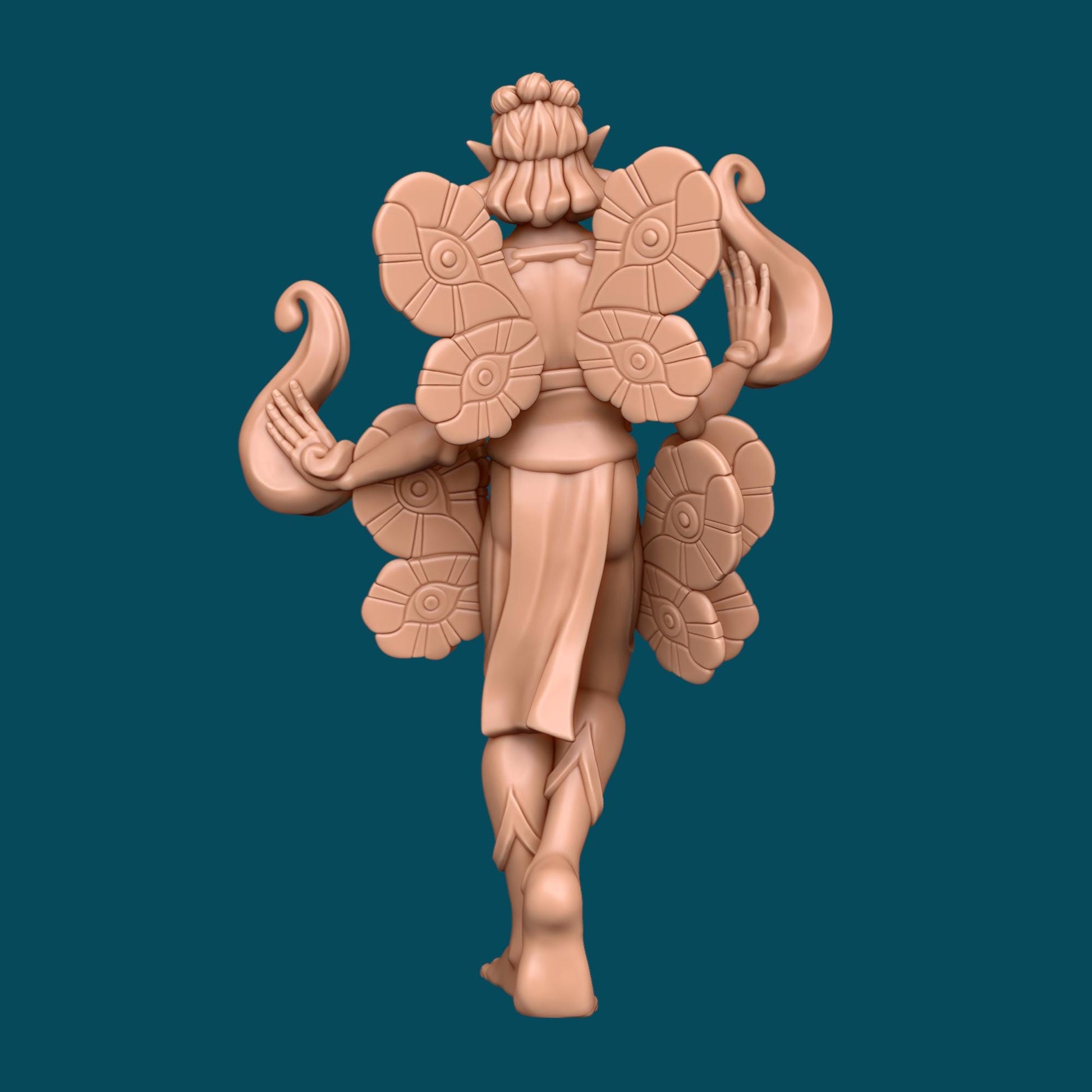 Tres, Fey Mage Miniature - Awkward Penguin’s Minis - 28mm / 32mm / 36mm