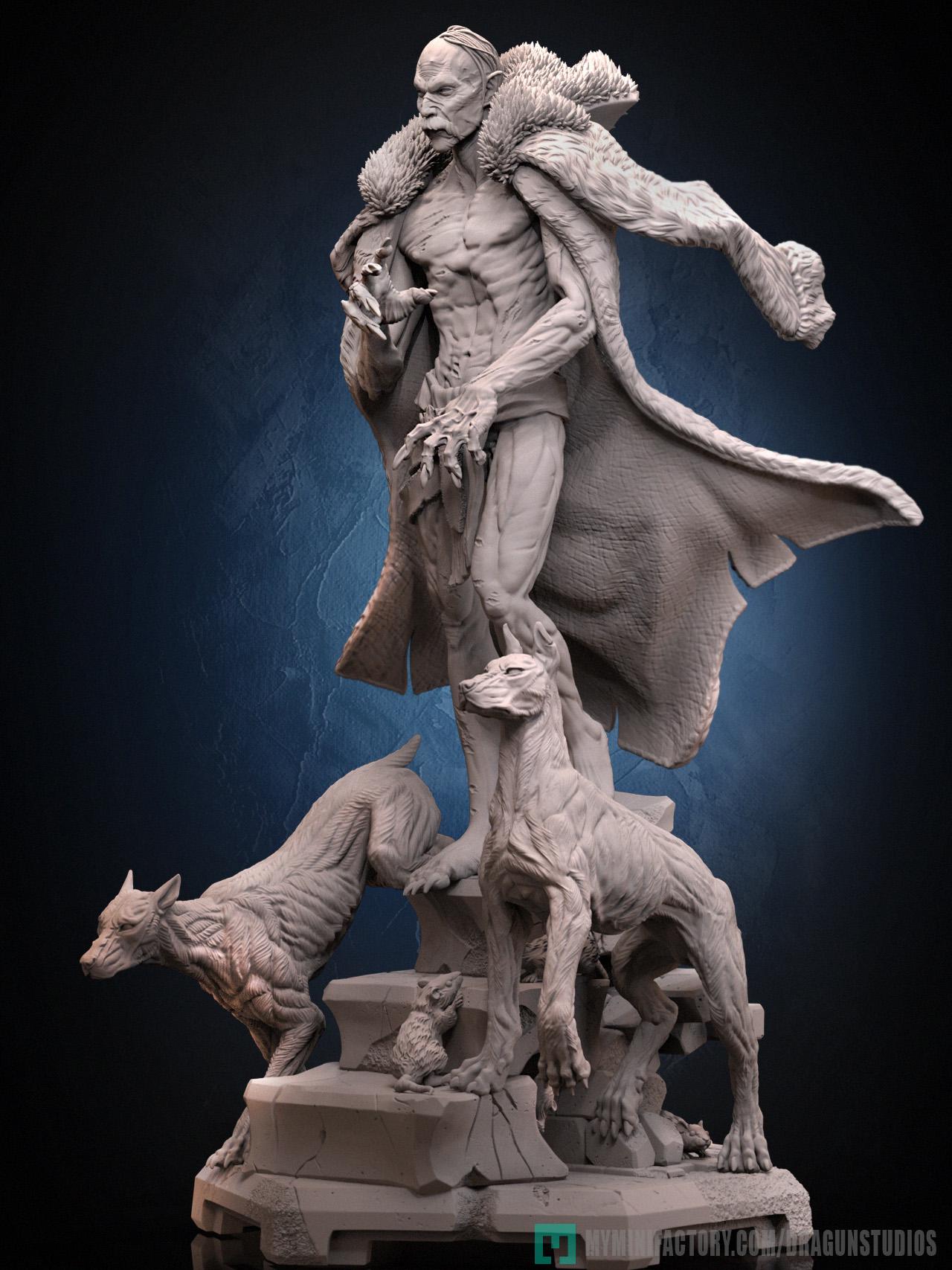 Count Orlok Miniature - DraGun Studios - 70mm / 123mm