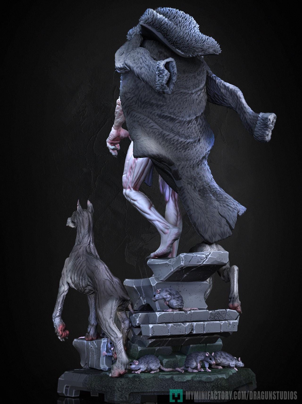 Count Orlok Miniature - DraGun Studios - 70mm / 123mm