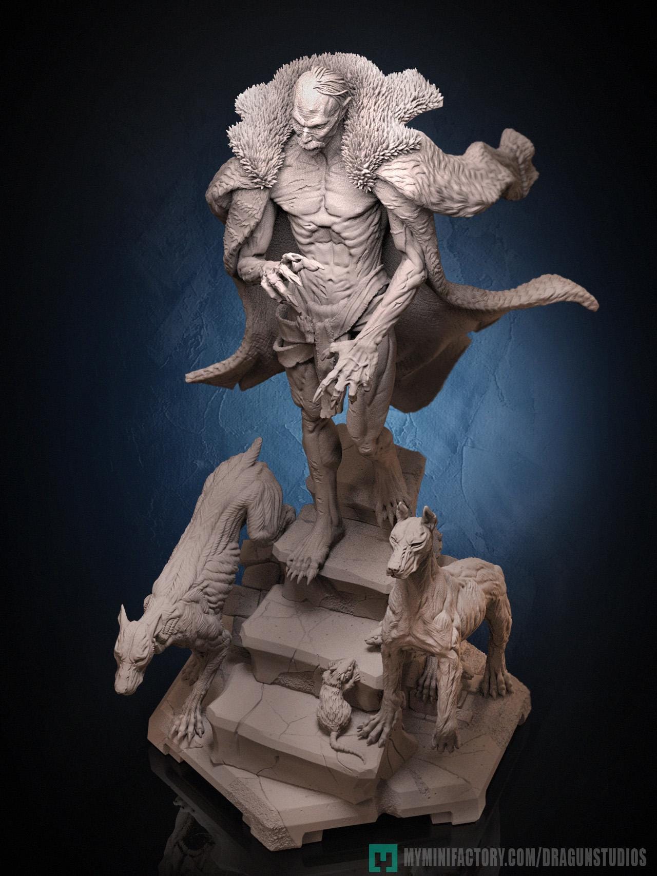 Count Orlok Miniature - DraGun Studios - 70mm / 123mm