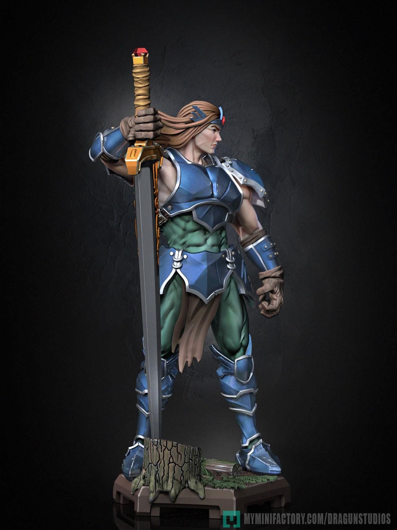 Crassus Miniature - DraGun Studios - 28mm / 32mm / 36mm / 75mm