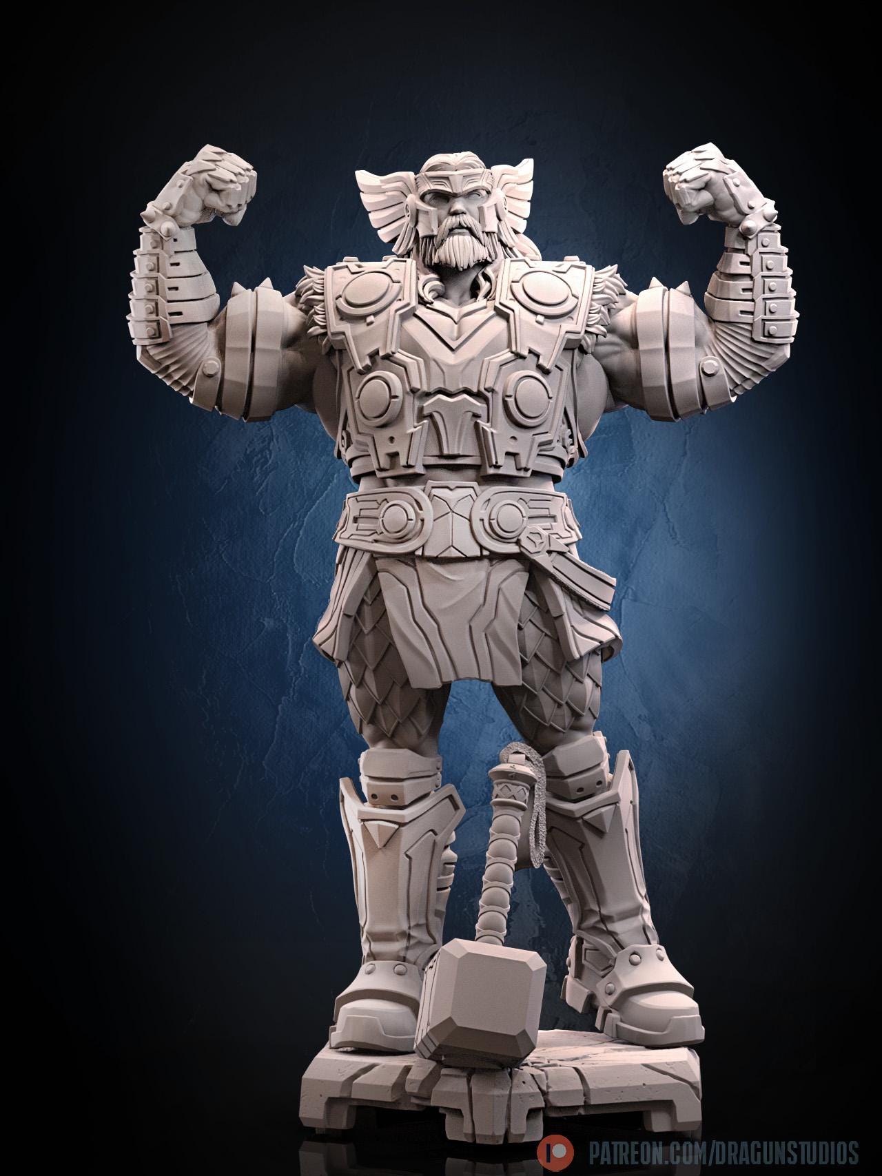 Thunderclap Rival Miniature (2 Variations) - DraGun Studios - 28mm / 32mm / 36mm / 75mm