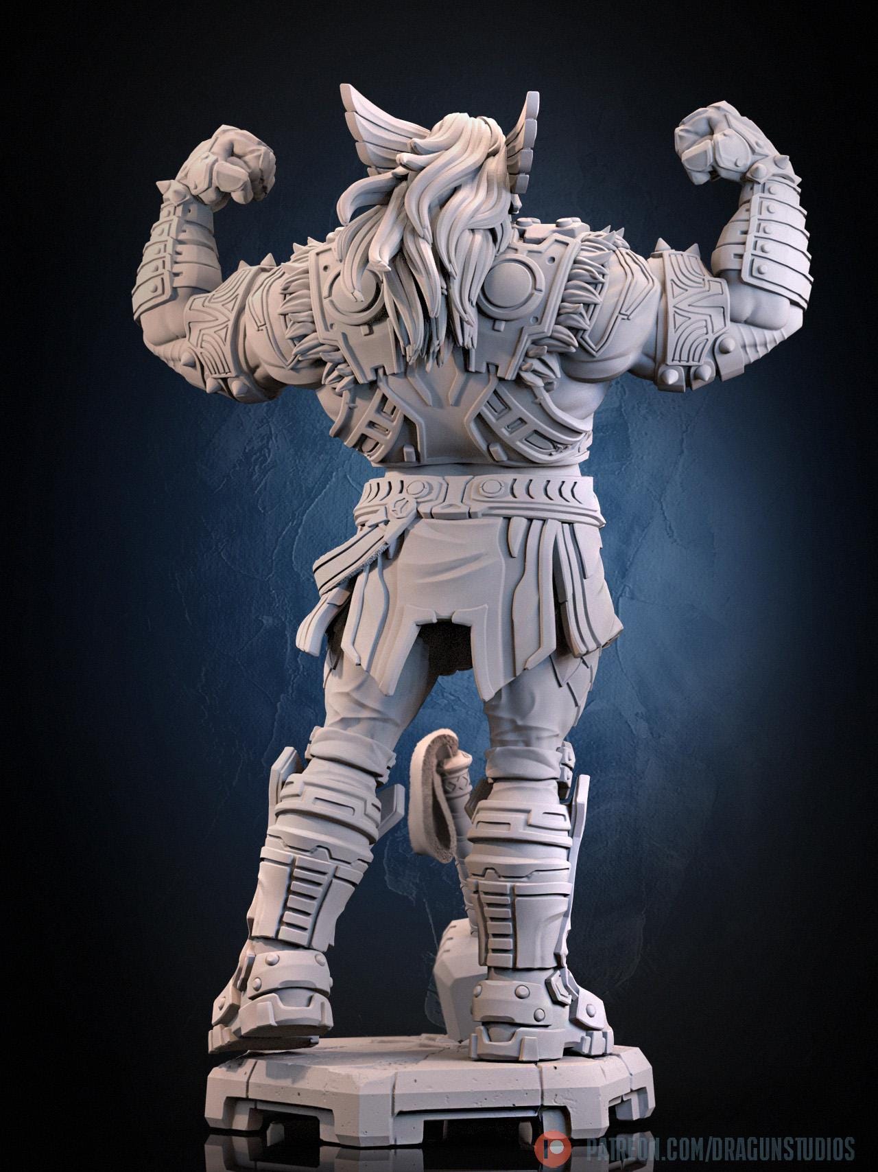 Thunderclap Rival Miniature (2 Variations) - DraGun Studios - 28mm / 32mm / 36mm / 75mm
