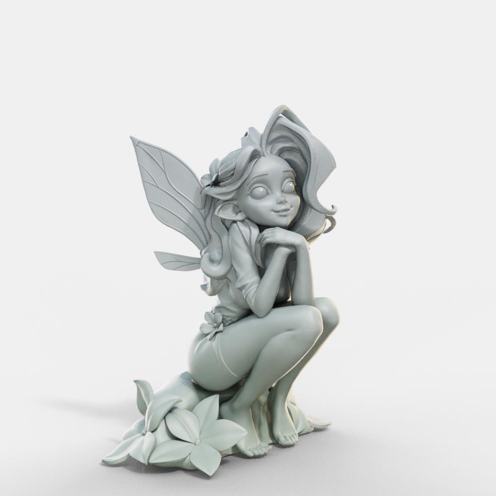 Marvelous Fairy Miniature - Female Miniatures - 28mm / 32mm / 36mm / 75mm