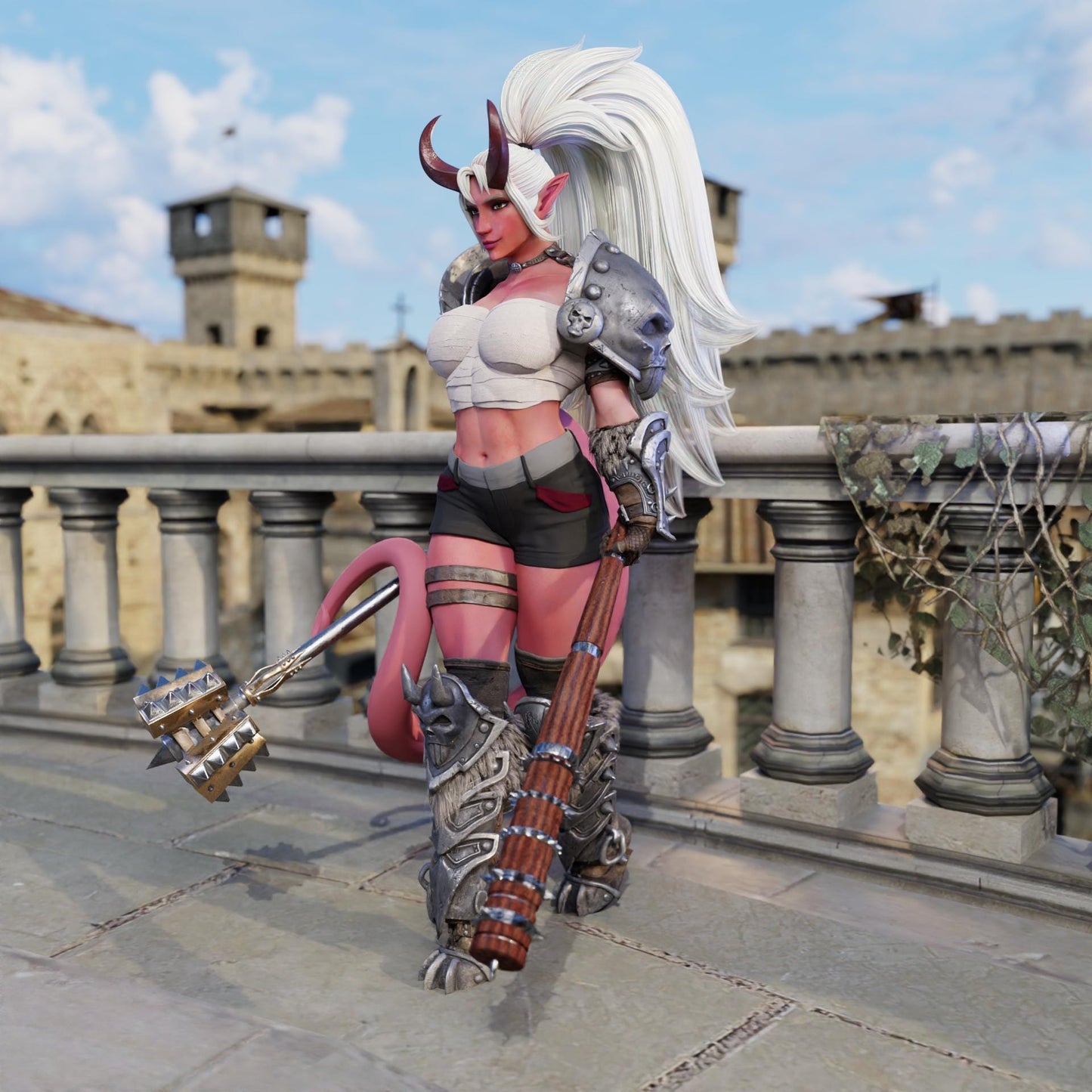 Champion Erythra Miniature (Standard & NSFW Variations) - QB Works - 28mm / 32mm / 36mm / 75mm