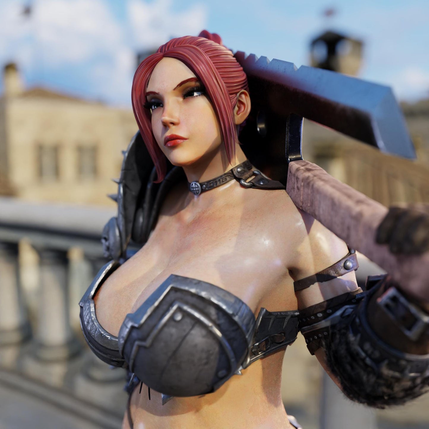 Champion Kara Miniature (Standard & NSFW Variations) - QB Works - 28mm / 32mm / 36mm / 75mm