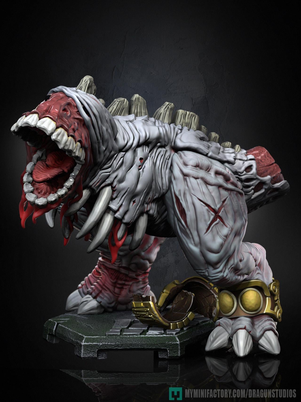 Gergoth Miniature - DraGun Studios - 46mm / 98mm
