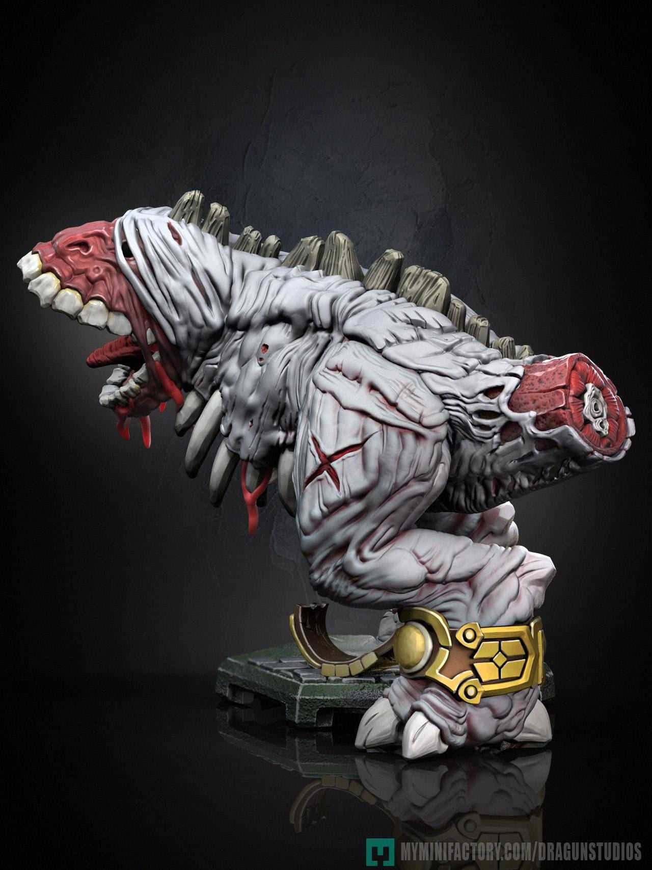Gergoth Miniature - DraGun Studios - 46mm / 98mm