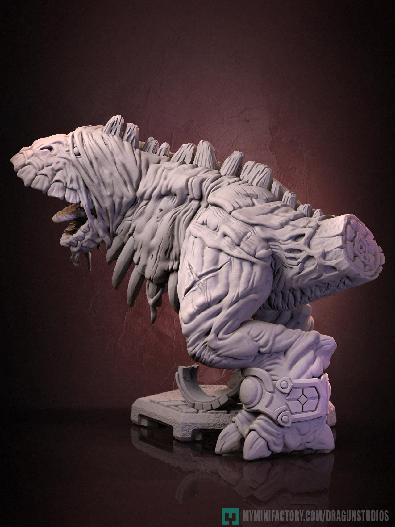 Gergoth Miniature - DraGun Studios - 46mm / 98mm