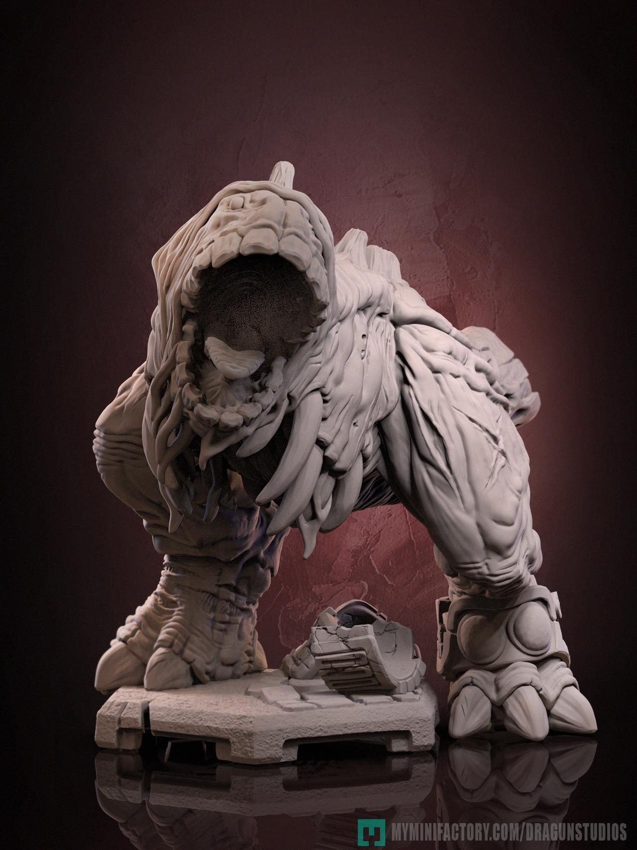 Gergoth Miniature - DraGun Studios - 46mm / 98mm
