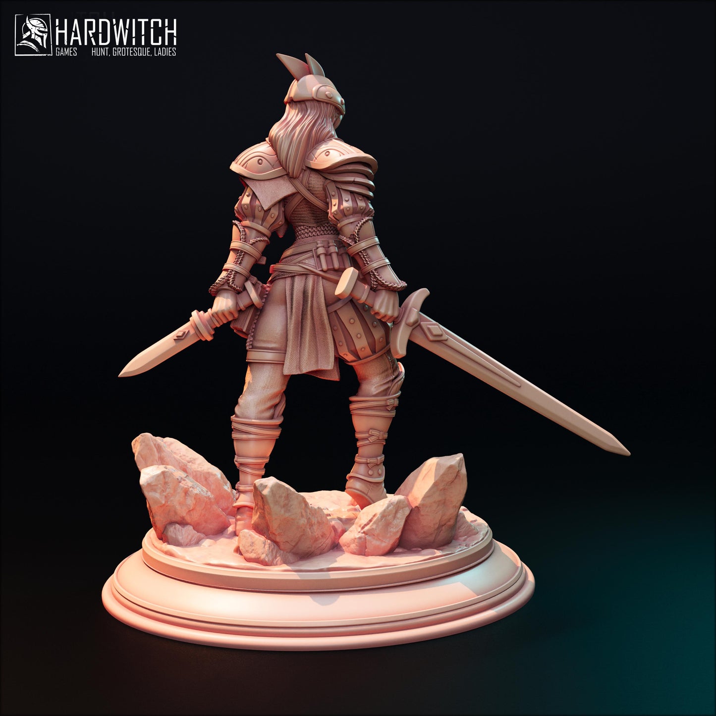 Berta Gatoi Miniature - HardWitch Games - 28mm / 32mm / 36mm / 75mm