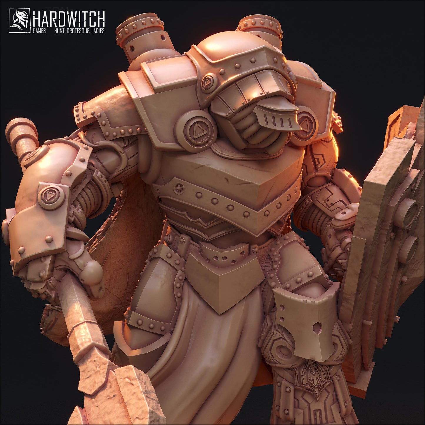 Falguron Centurion Miniature - HardWitch Games - 28mm / 32mm / 36mm