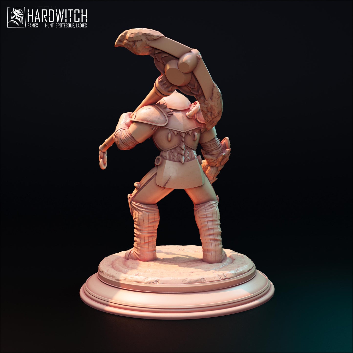 Grufor Prospector Miniature - HardWitch Games - 28mm / 32mm / 36mm