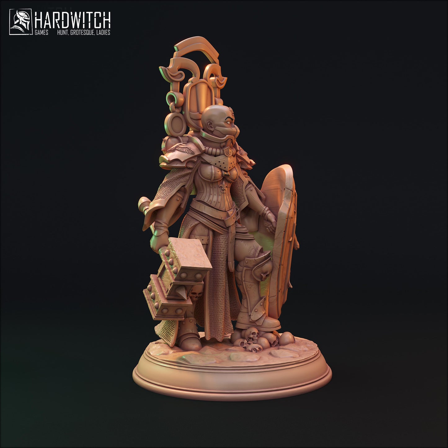 Sabbath Fidel Miniature - HardWitch Games - 28mm / 32mm / 36mm / 75mm