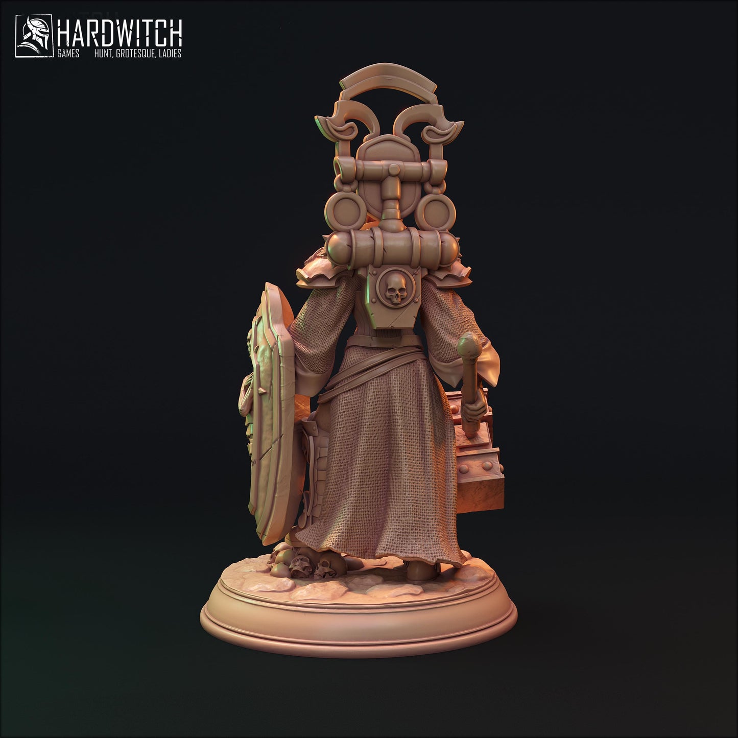 Sabbath Fidel Miniature - HardWitch Games - 28mm / 32mm / 36mm / 75mm