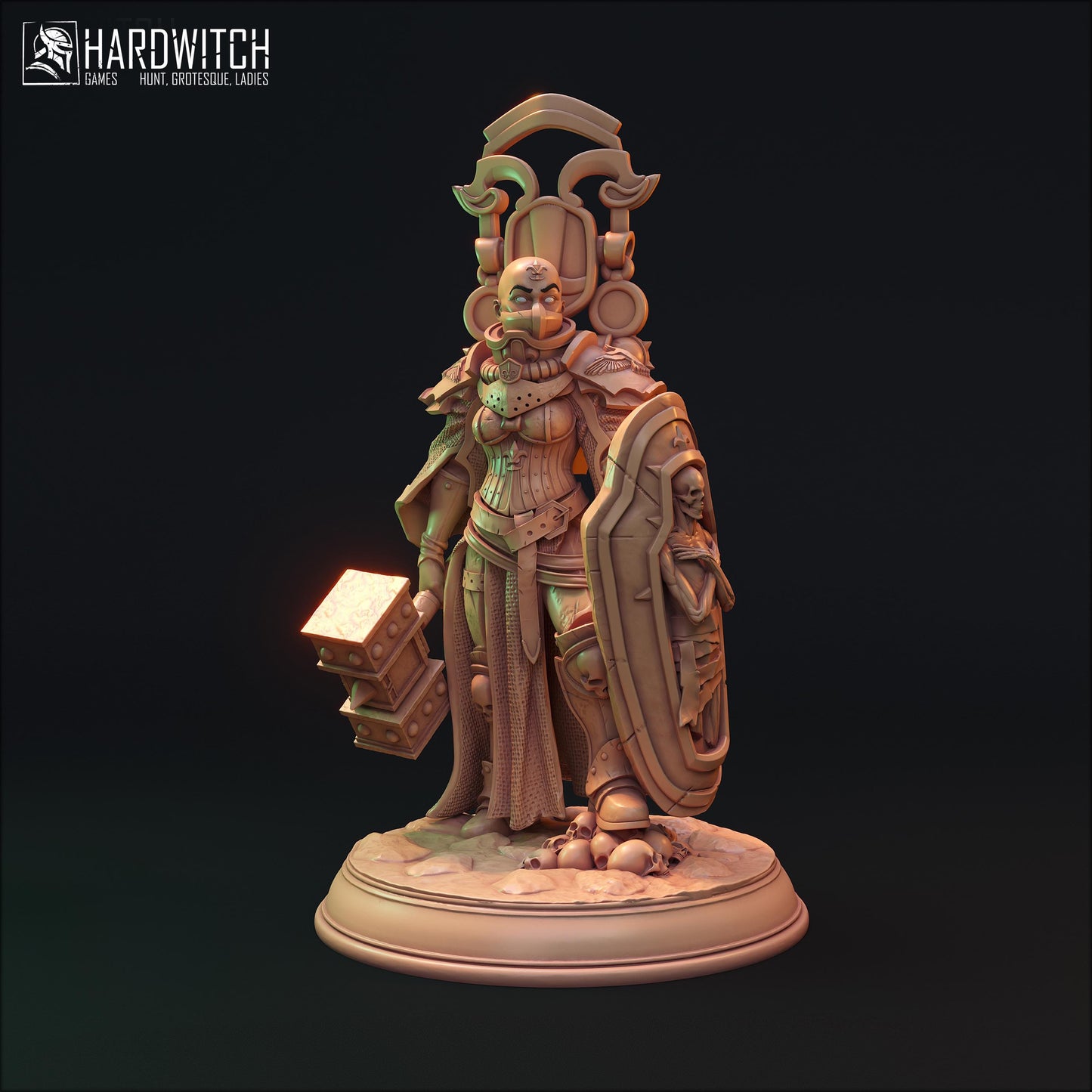 Sabbath Fidel Miniature - HardWitch Games - 28mm / 32mm / 36mm / 75mm