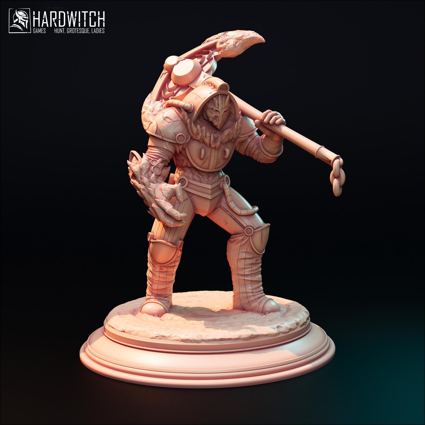 Grufor Prospector Miniature - HardWitch Games - 28mm / 32mm / 36mm