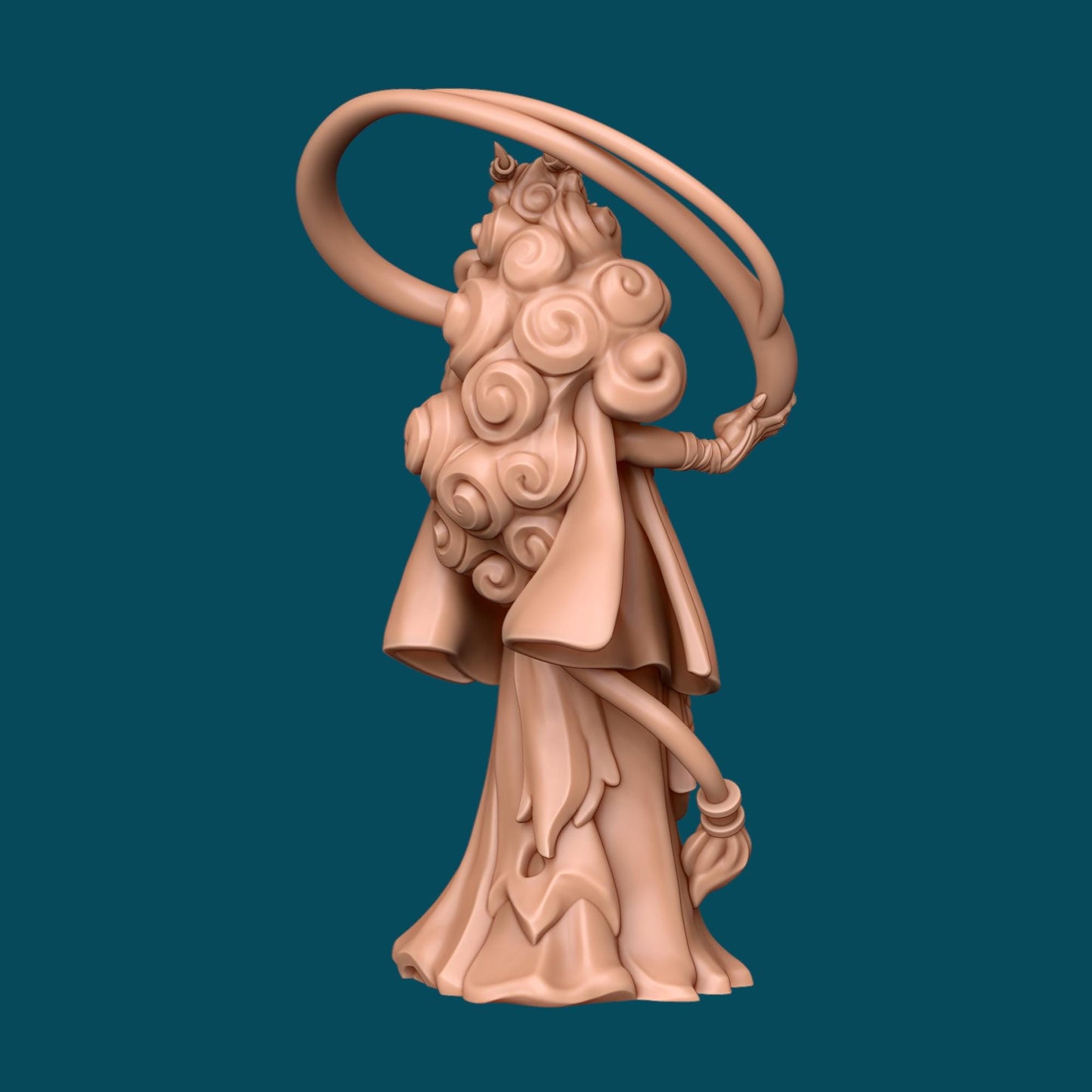 Zeor, Sassy Warlock Miniature - Awkward Penguin’s Minis - 28mm / 32mm / 36mm