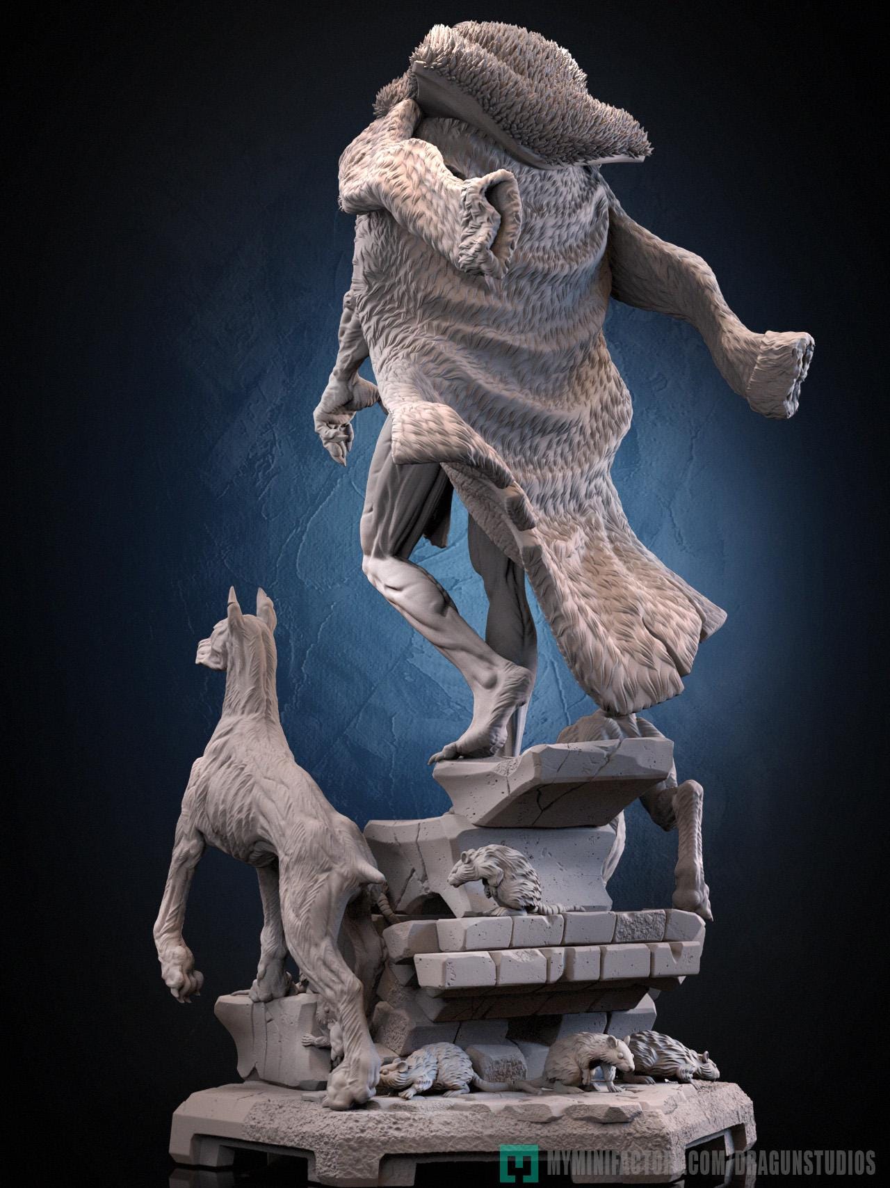 Count Orlok Miniature - DraGun Studios - 70mm / 123mm