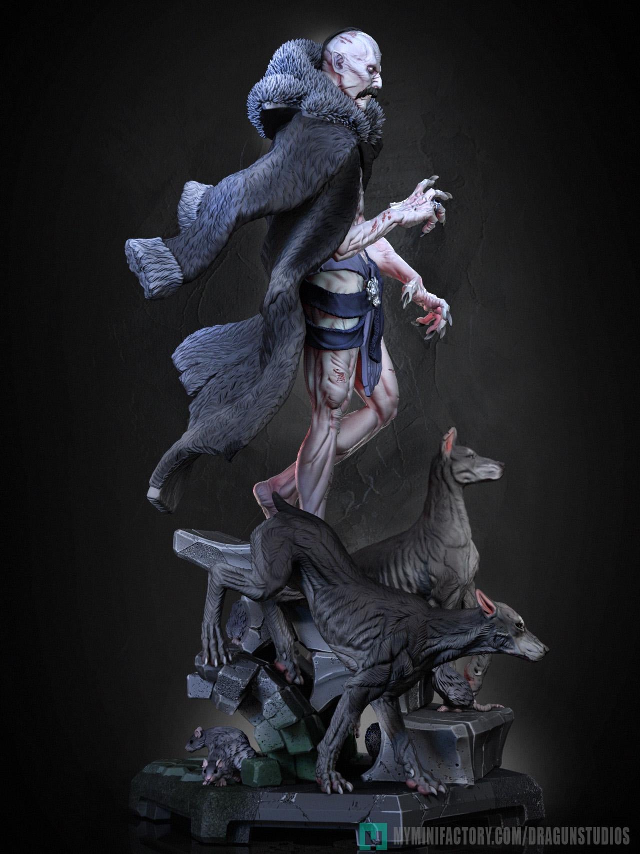 Count Orlok Miniature - DraGun Studios - 70mm / 123mm