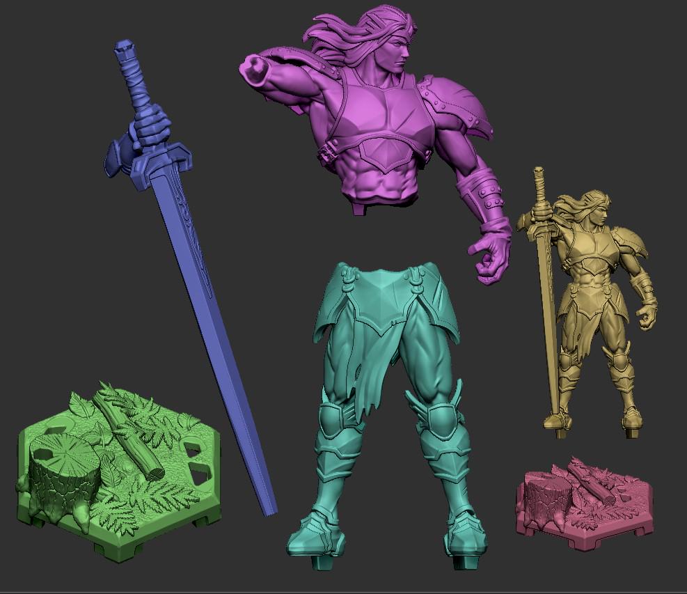 Crassus Miniature - DraGun Studios - 28mm / 32mm / 36mm / 75mm