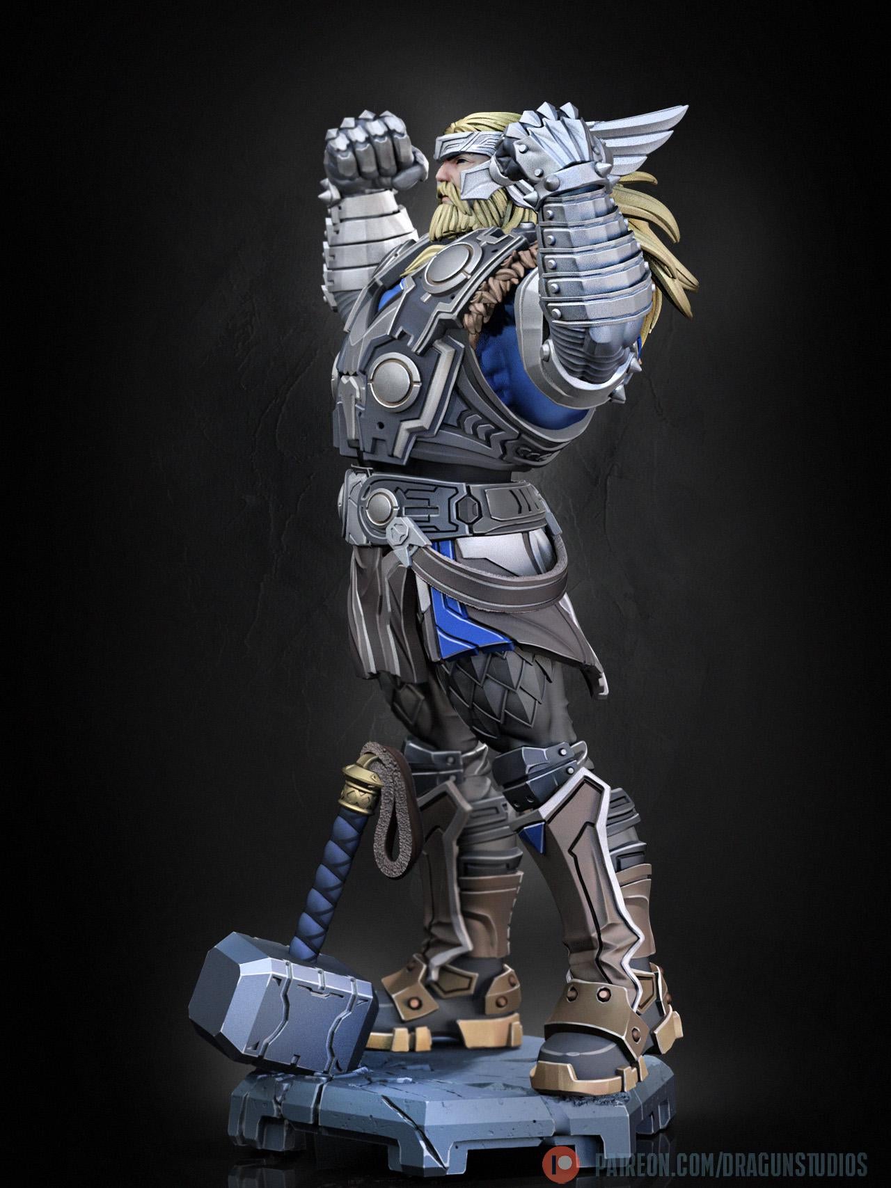 Thunderclap Rival Miniature (2 Variations) - DraGun Studios - 28mm / 32mm / 36mm / 75mm