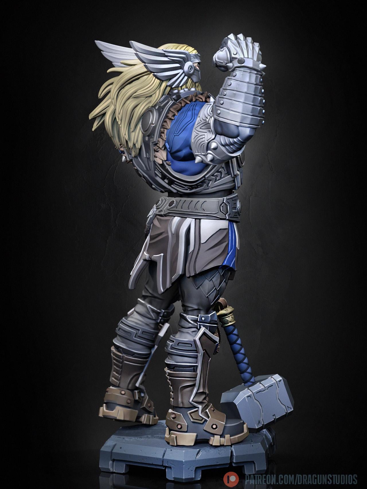 Thunderclap Rival Miniature (2 Variations) - DraGun Studios - 28mm / 32mm / 36mm / 75mm