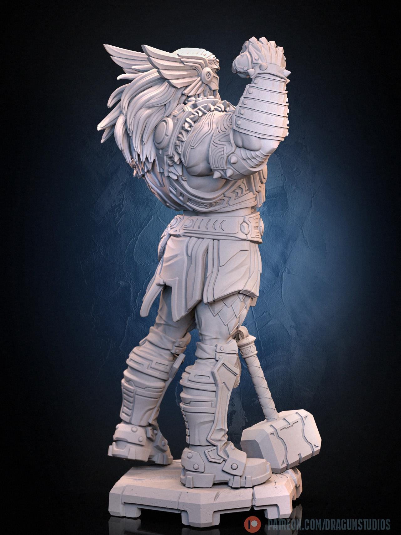 Thunderclap Rival Miniature (2 Variations) - DraGun Studios - 28mm / 32mm / 36mm / 75mm