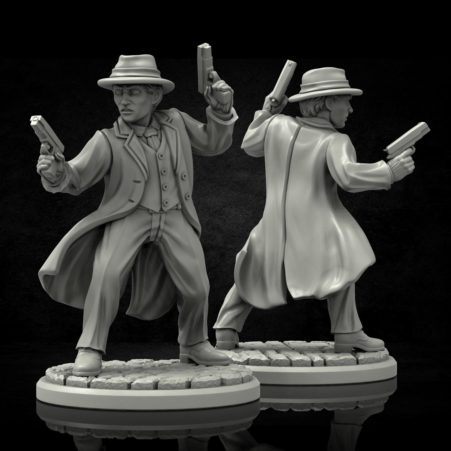 Bounty Hunter Miniature - Adaevy Creations - 28mm / 32mm / 36mm