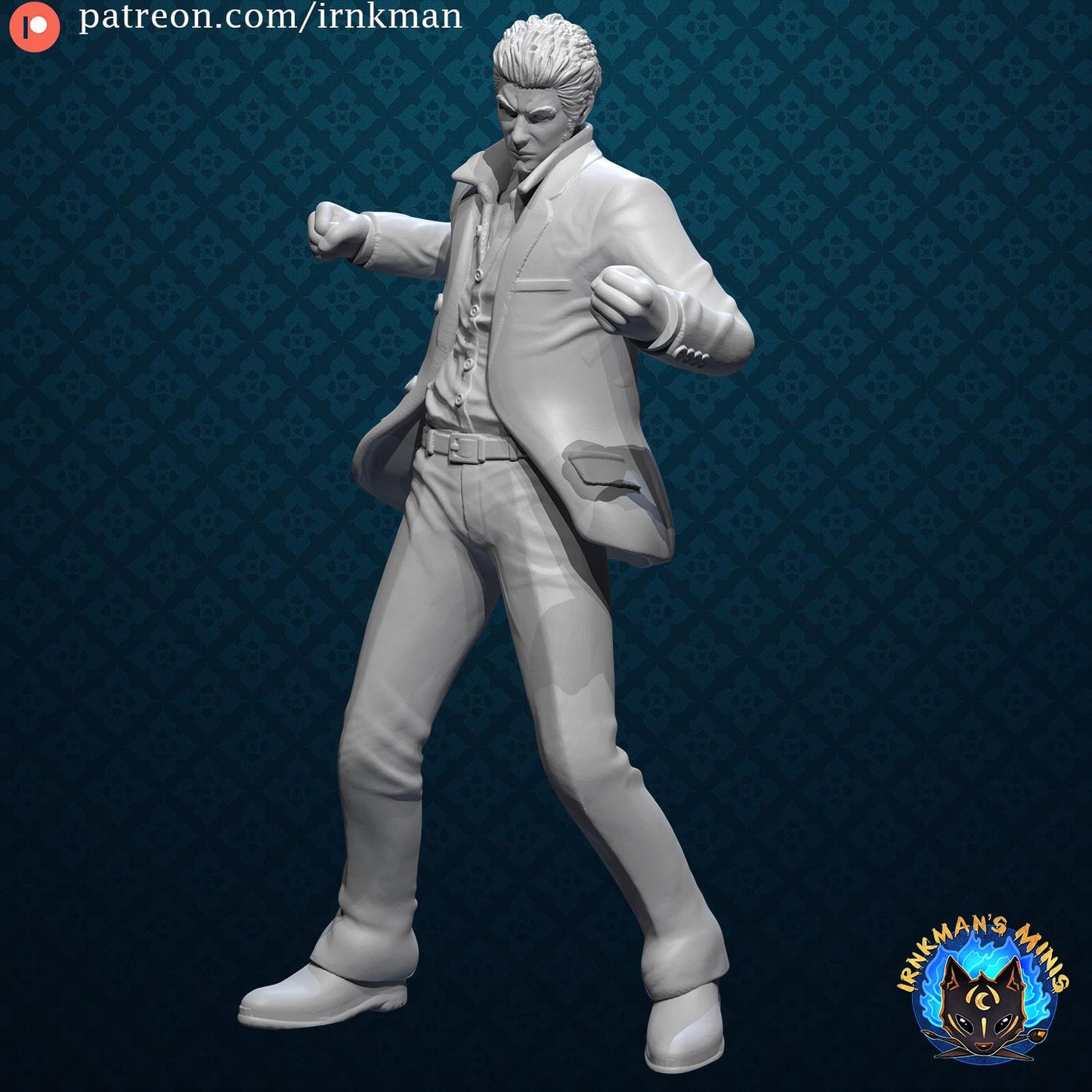 Dragon of Dojima Miniature - Irnkman's Minis - 28mm / 32mm / 36mm / 75mm