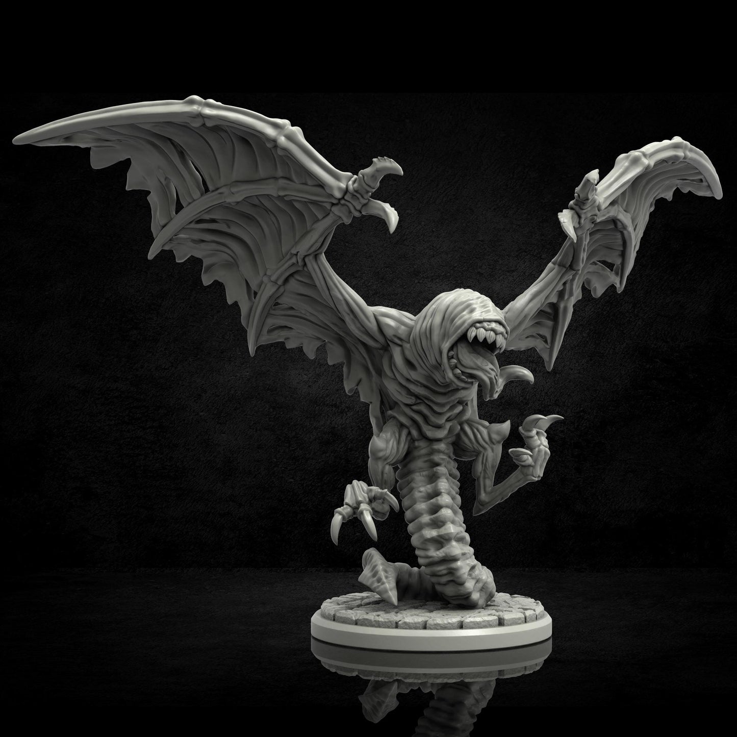 Bat-Winged Devil Miniature (2 Variations) - Adaevy Creations - 28mm / 32mm / 36mm