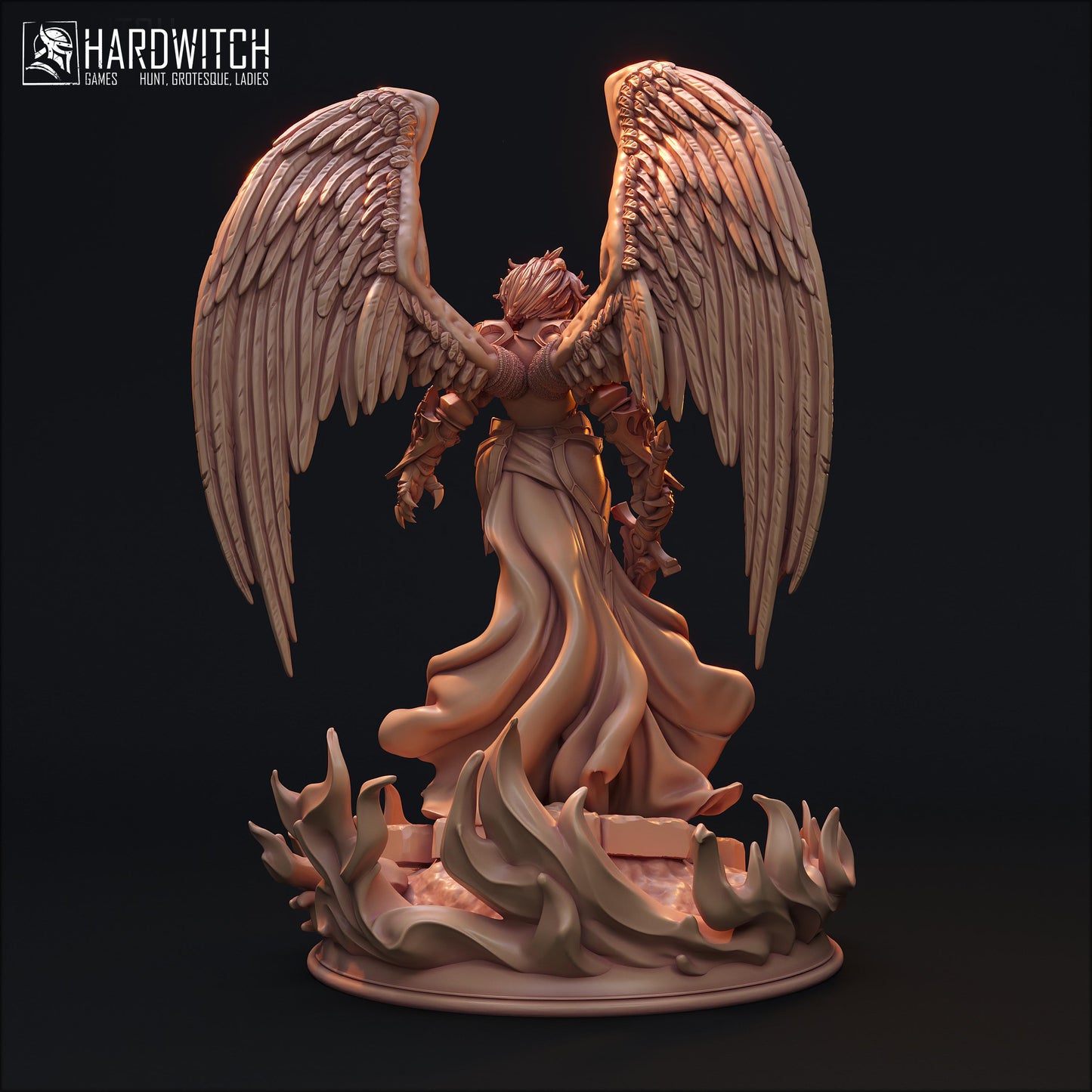 Alafuriel Minos Miniature - HardWitch Games - 28mm / 32mm / 36mm / 75mm