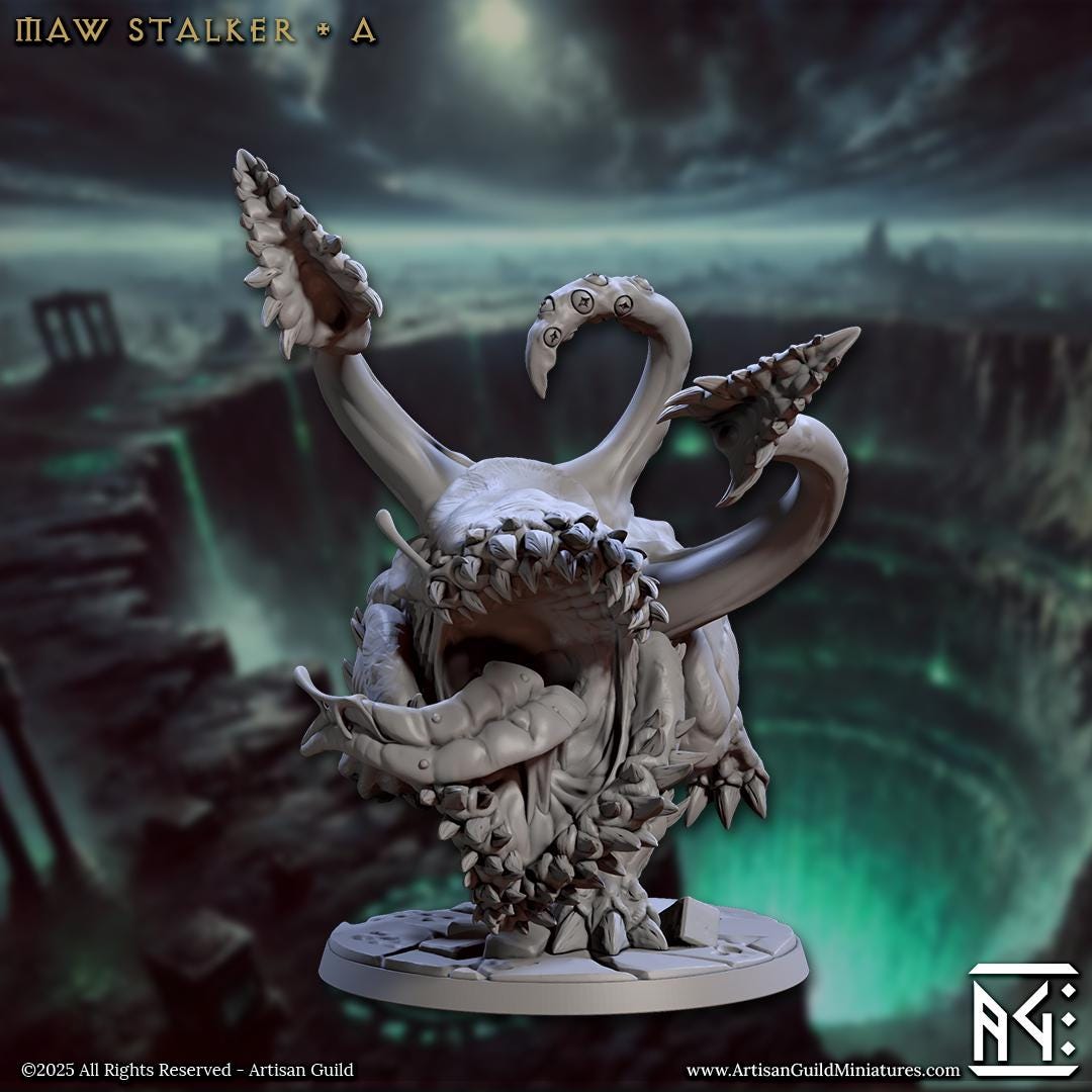 Maw Stalker Miniature (4 Variations) - Artisan Guild - 28mm / 32mm / 36mm