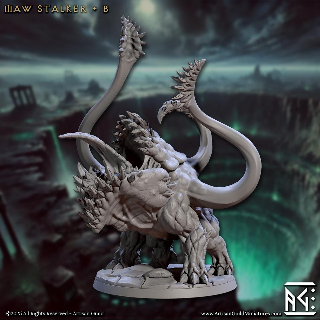 Maw Stalker Miniature (4 Variations) - Artisan Guild - 28mm / 32mm / 36mm