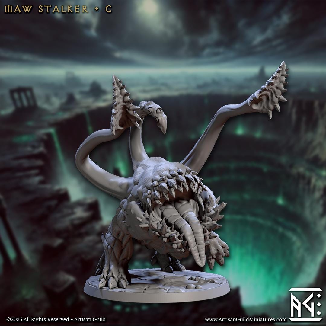 Maw Stalker Miniature (4 Variations) - Artisan Guild - 28mm / 32mm / 36mm