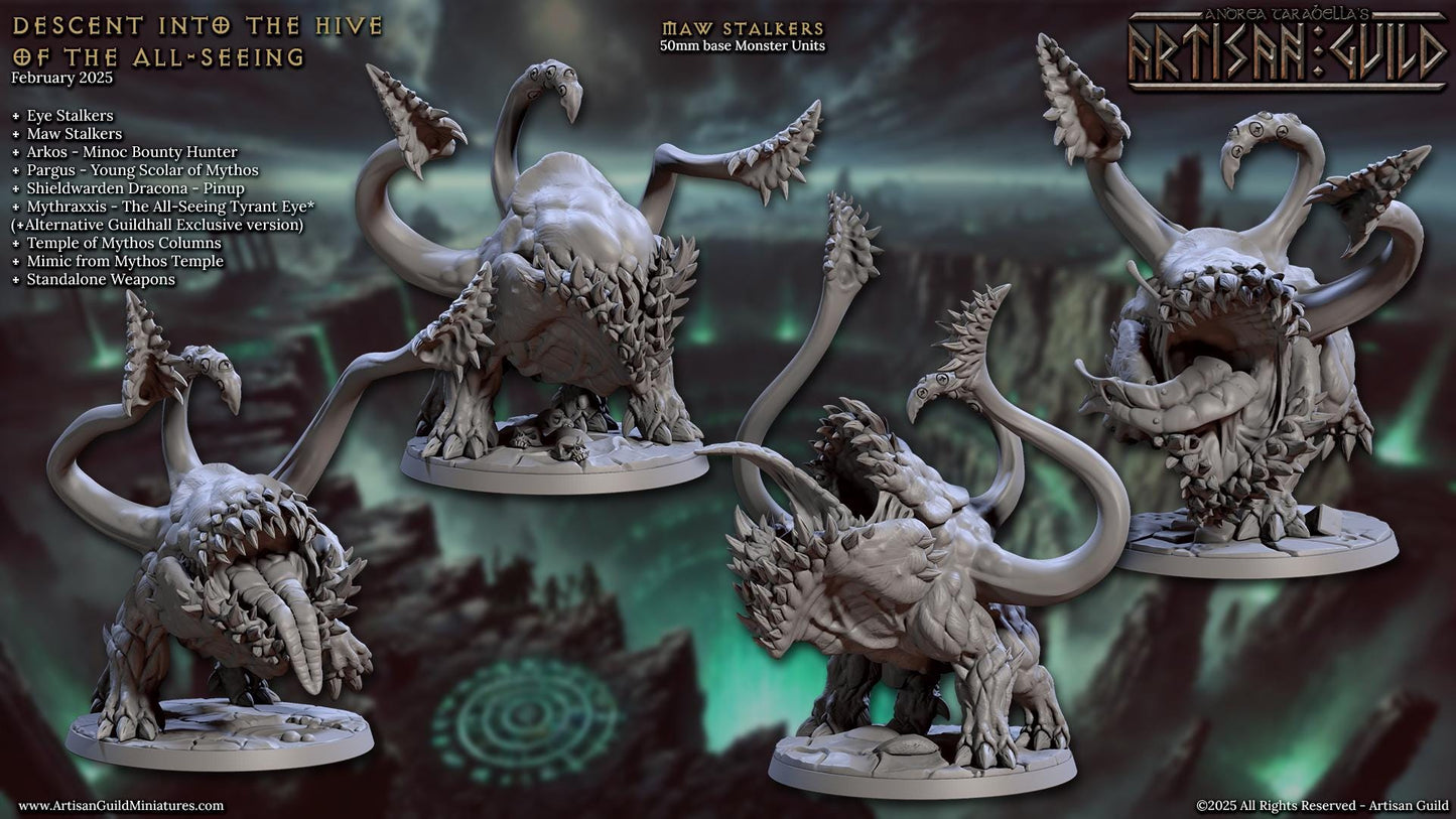 Maw Stalker Miniature (4 Variations) - Artisan Guild - 28mm / 32mm / 36mm