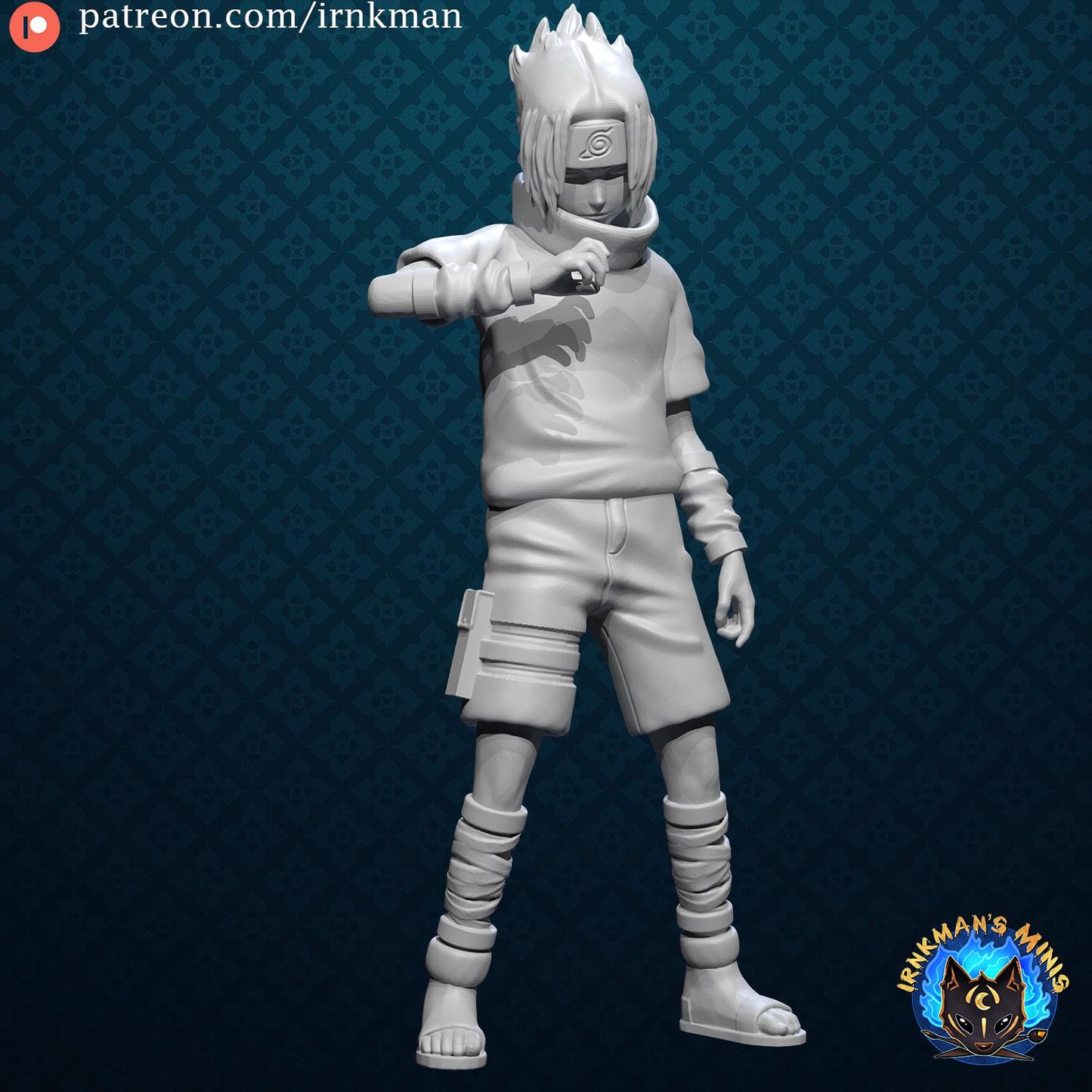 Ninja Bestie Miniature - Irnkman's Minis - 28mm / 32mm / 36mm