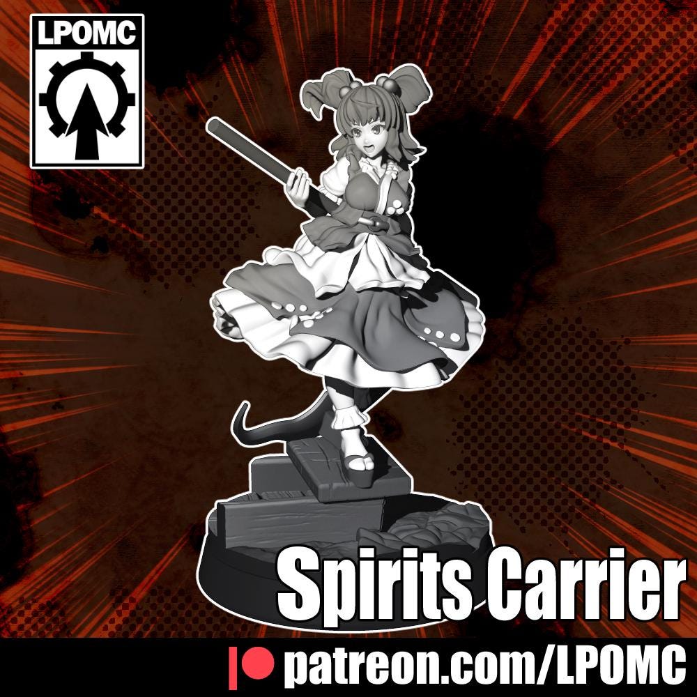 Spirits Carrier Miniature - LPOMC - 28mm / 32mm / 36mm / 75mm