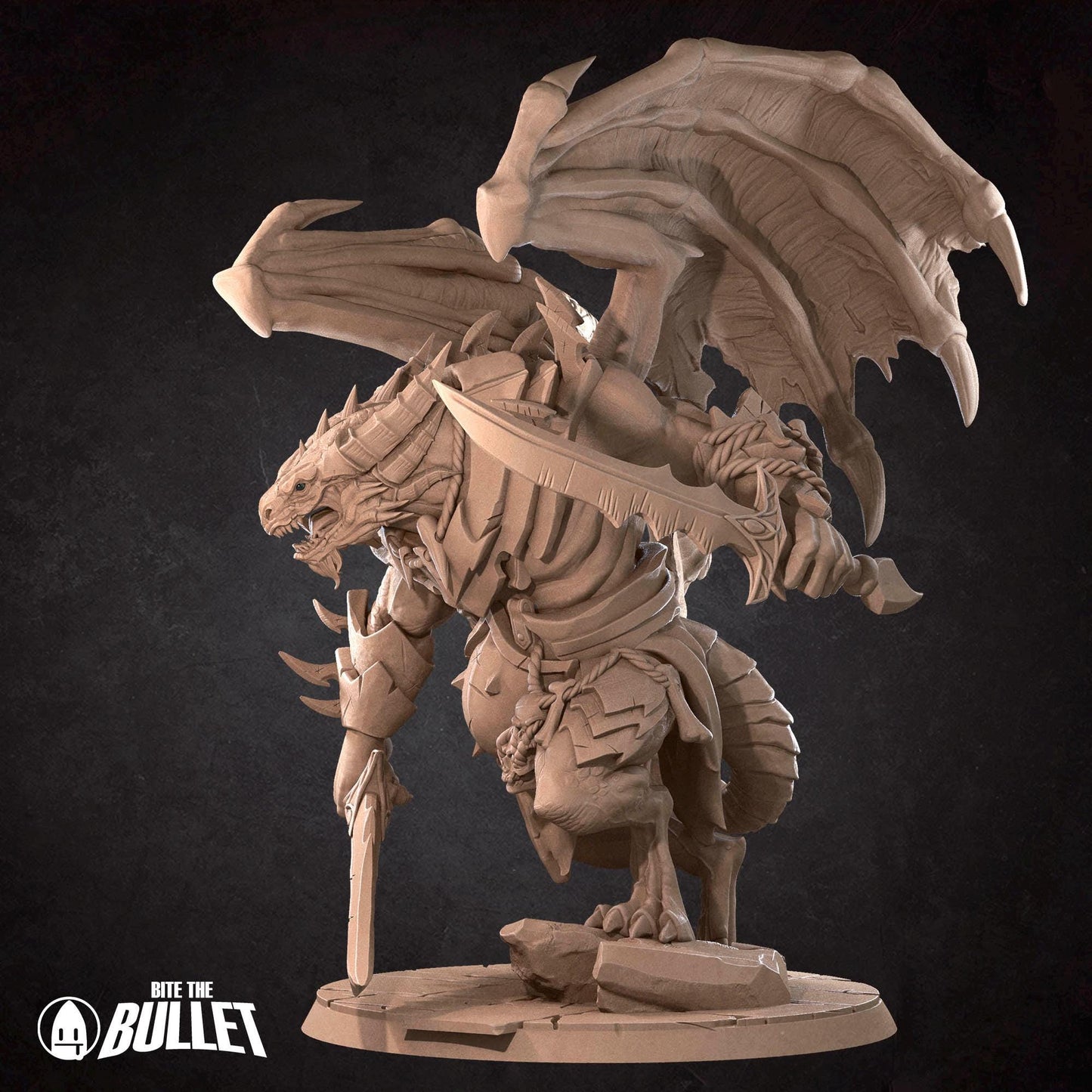 Draconian Dreadnought Miniature - Bite the Bullet - 28mm / 32mm / 36mm