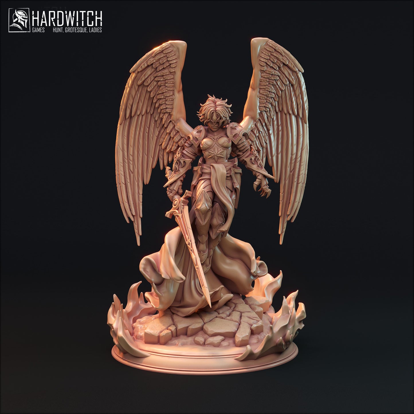 Alafuriel Minos Miniature - HardWitch Games - 28mm / 32mm / 36mm / 75mm