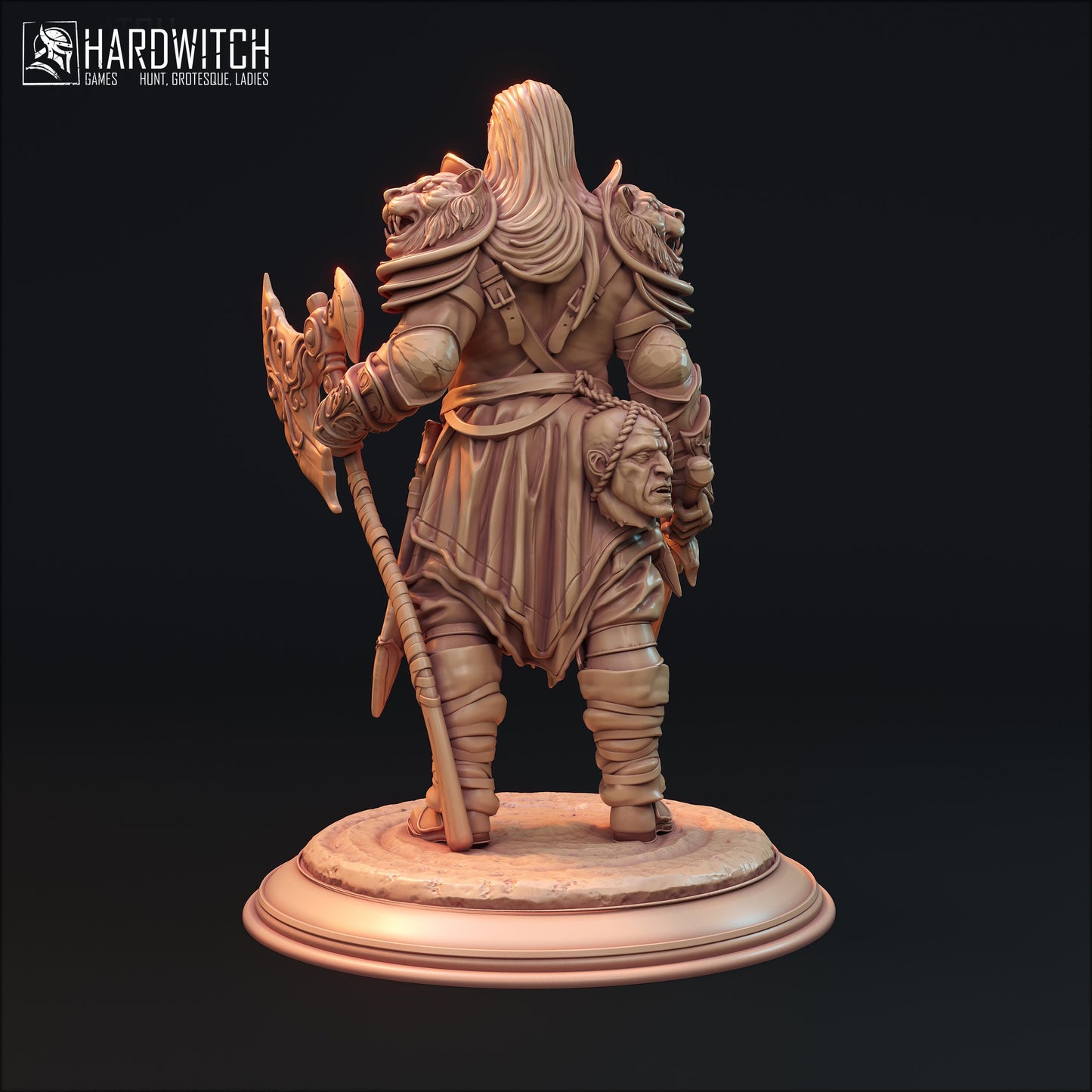 Lucius Staffard Miniature - HardWitch Games - 28mm / 32mm / 36mm