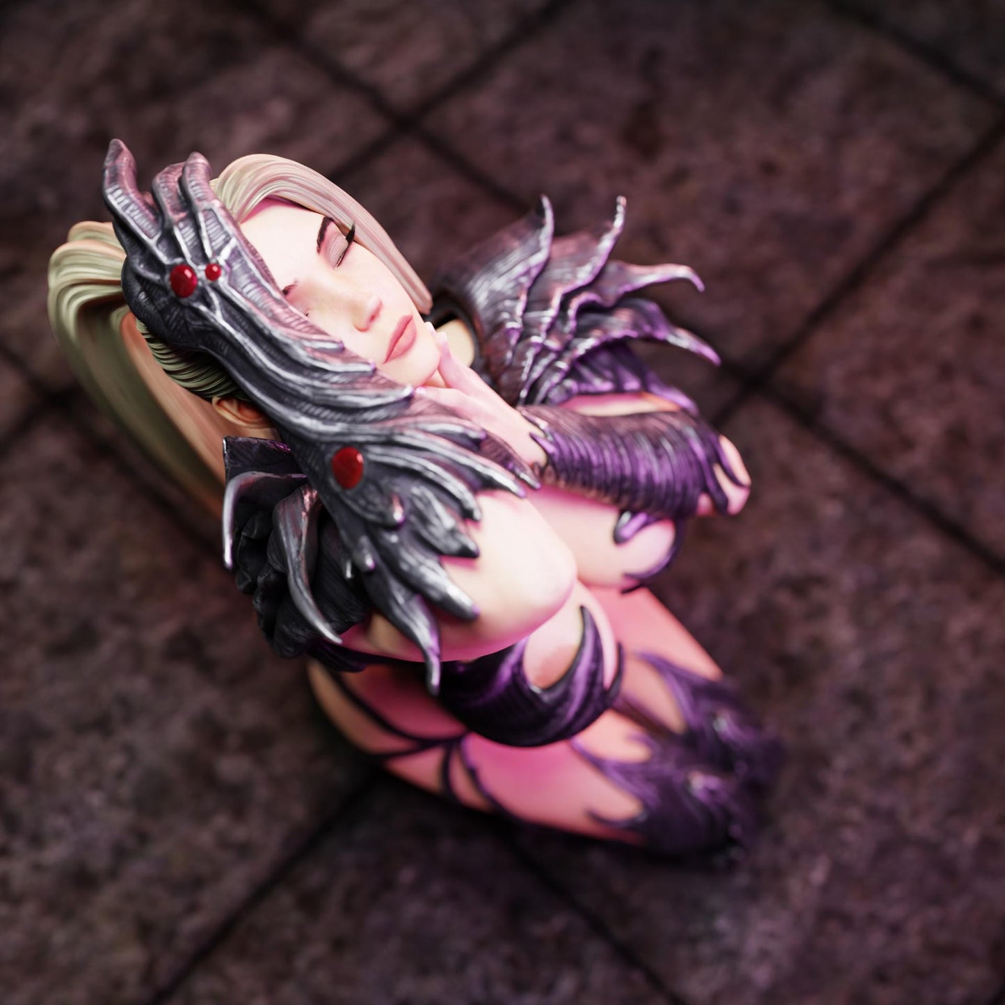 Witch of Desire Celesse Miniature - 28mm / 32mm / 36mm / 75mm - Standard & NSFW Variations - QB Works