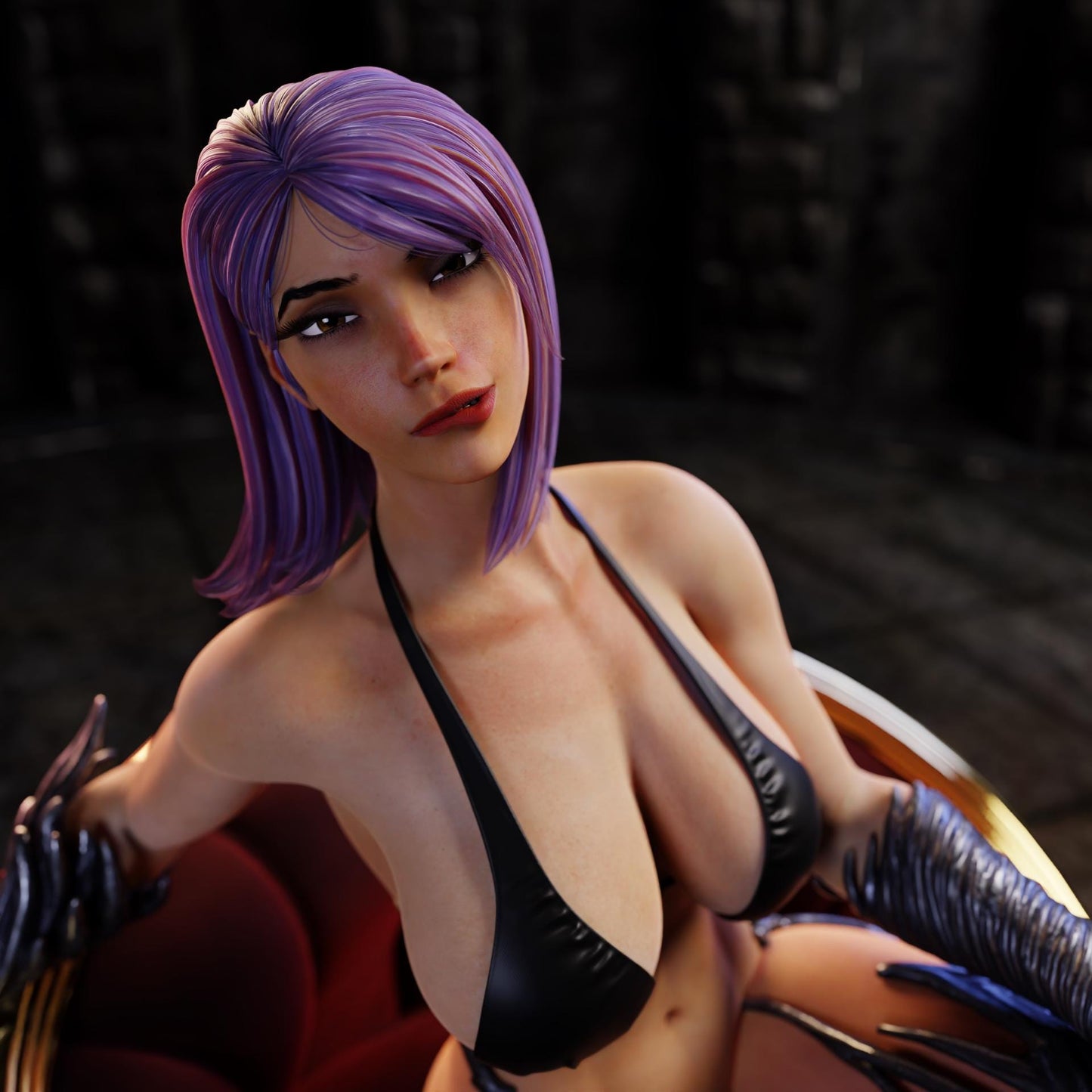 Witch of Desire Lira Miniature - 28mm / 32mm / 36mm / 75mm - Standard & NSFW Variations - QB Works
