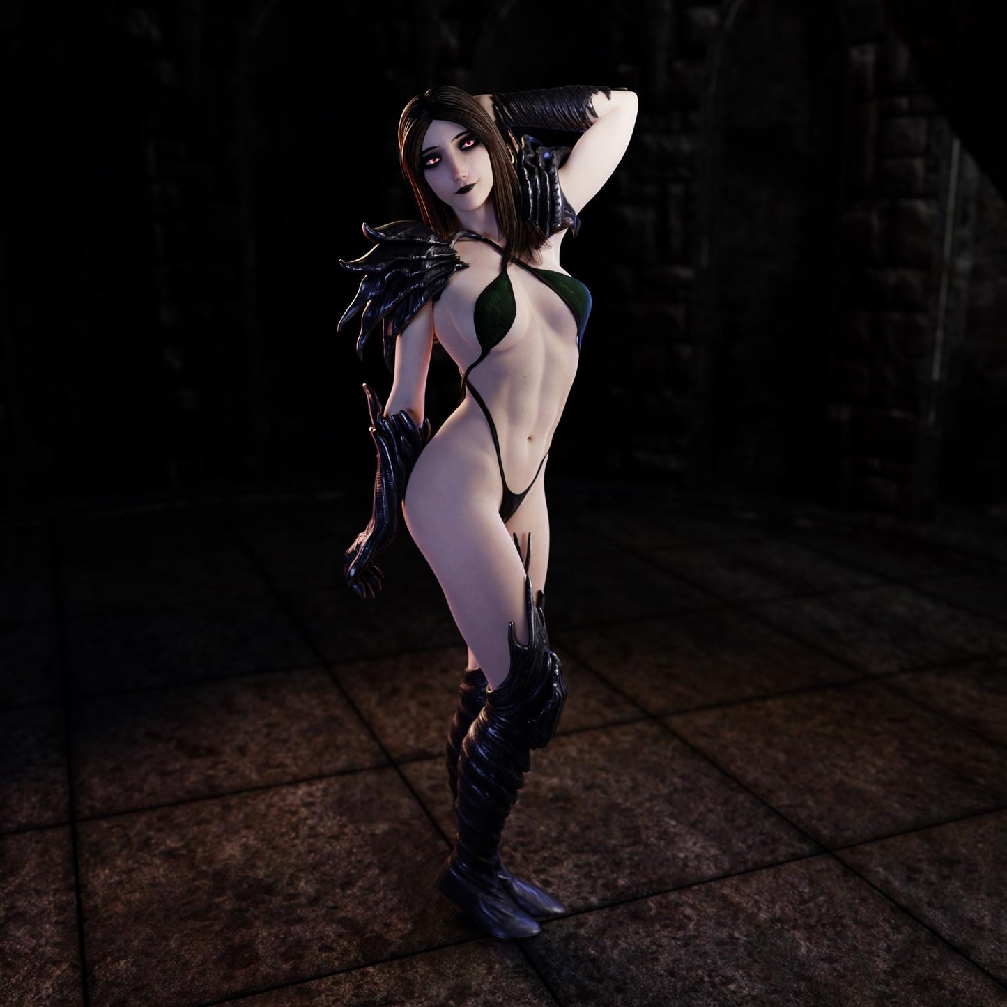 Witch of Desire Vesper Miniature - 28mm / 32mm / 36mm / 75mm - Standard & NSFW Variations - QB Works