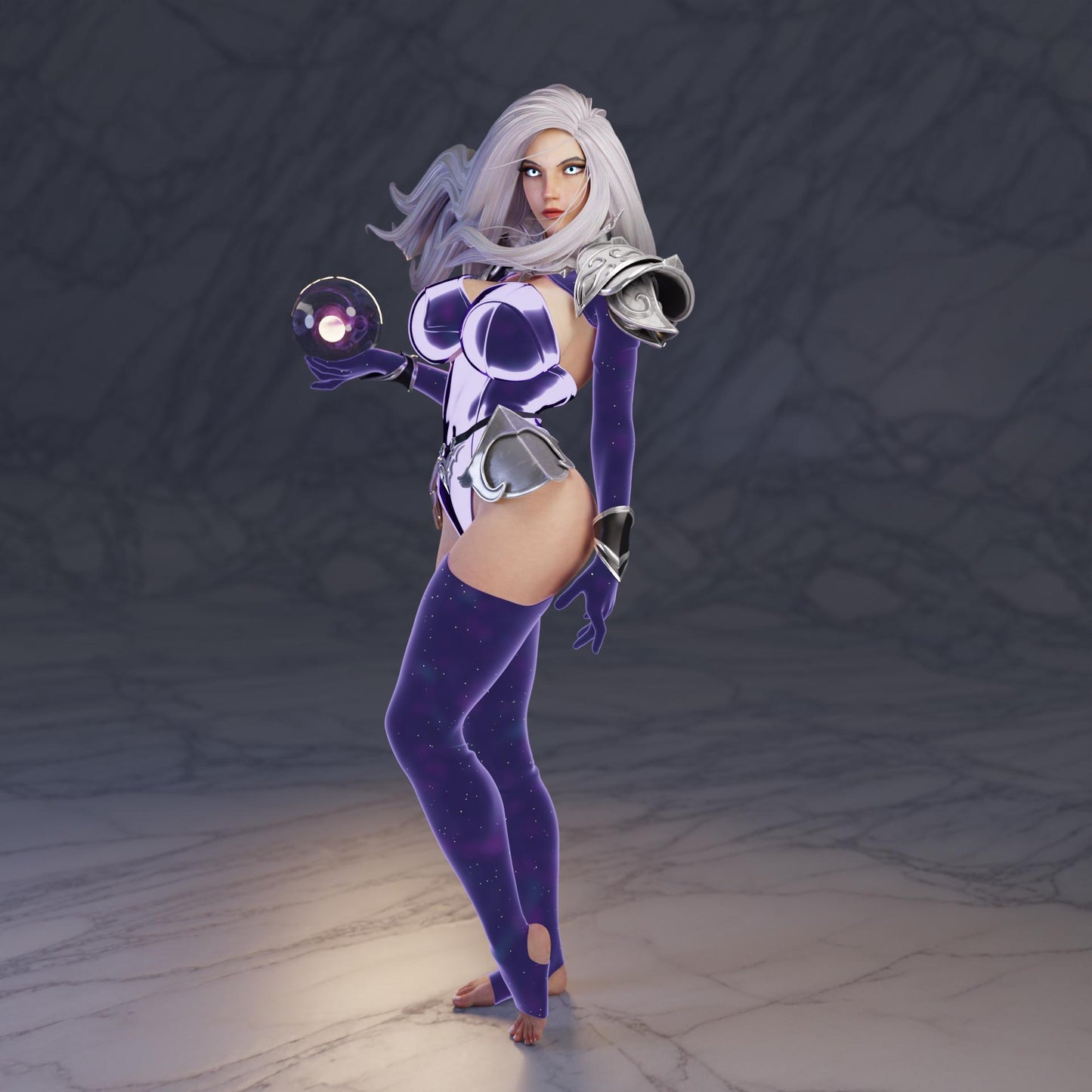 Celestial Oracle Miniature - 28mm / 32mm / 36mm / 75mm - Standard & NSFW Variations - QB Works