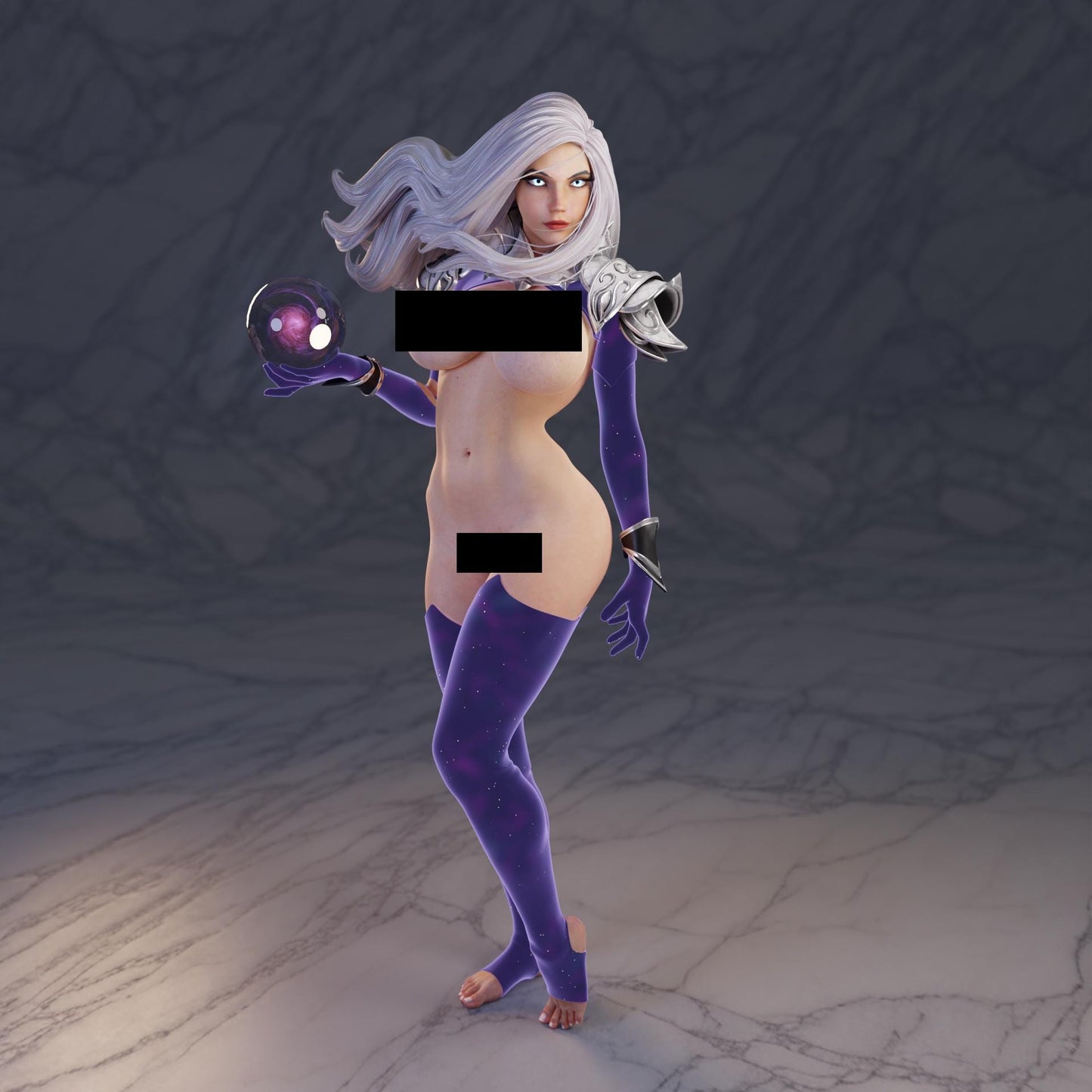 Celestial Oracle Miniature - 28mm / 32mm / 36mm / 75mm - Standard & NSFW Variations - QB Works