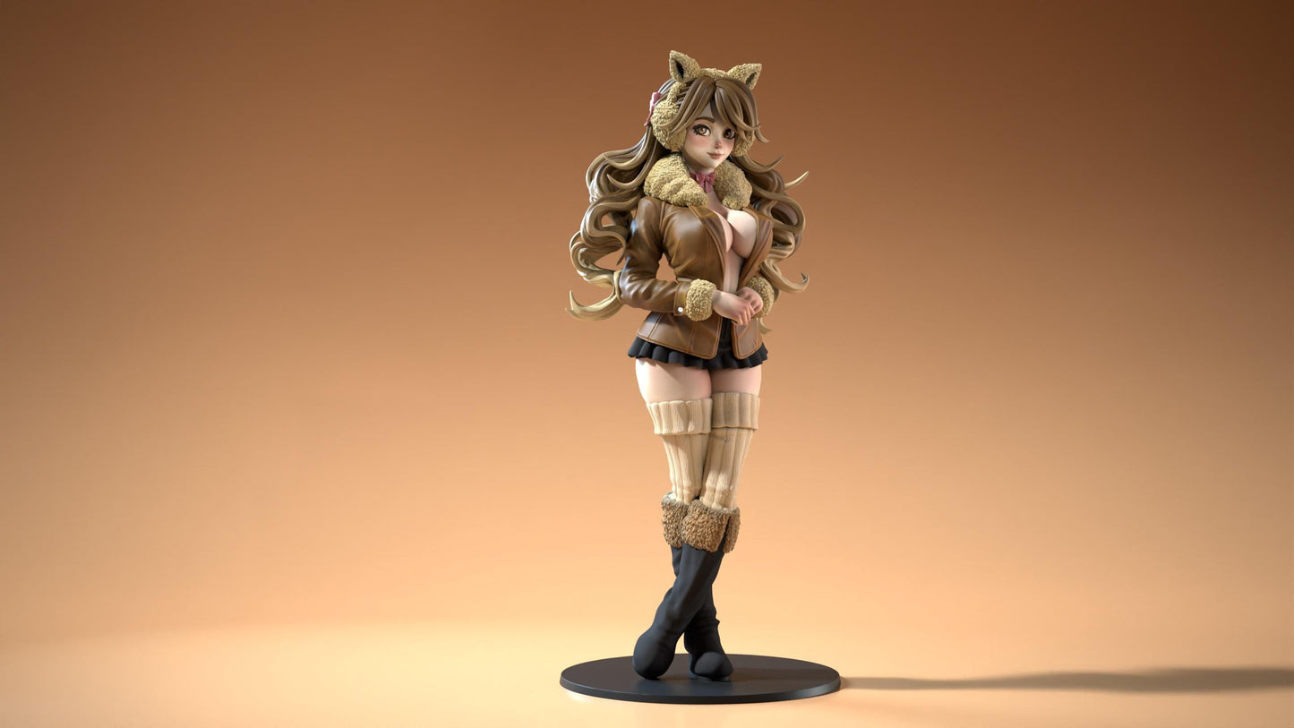Waifumon Eva Figure - 160mm - Standard, Shiny, and NSFW Variations - Resin Printed - Siryll Art