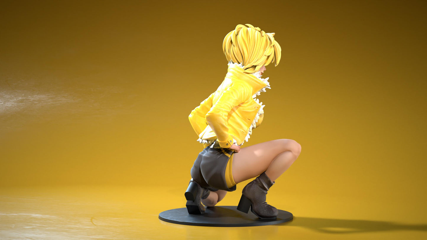 Waifumon Jolin Figure - 160mm - Standard and NSFW Variations - Resin Printed - Siryll Art