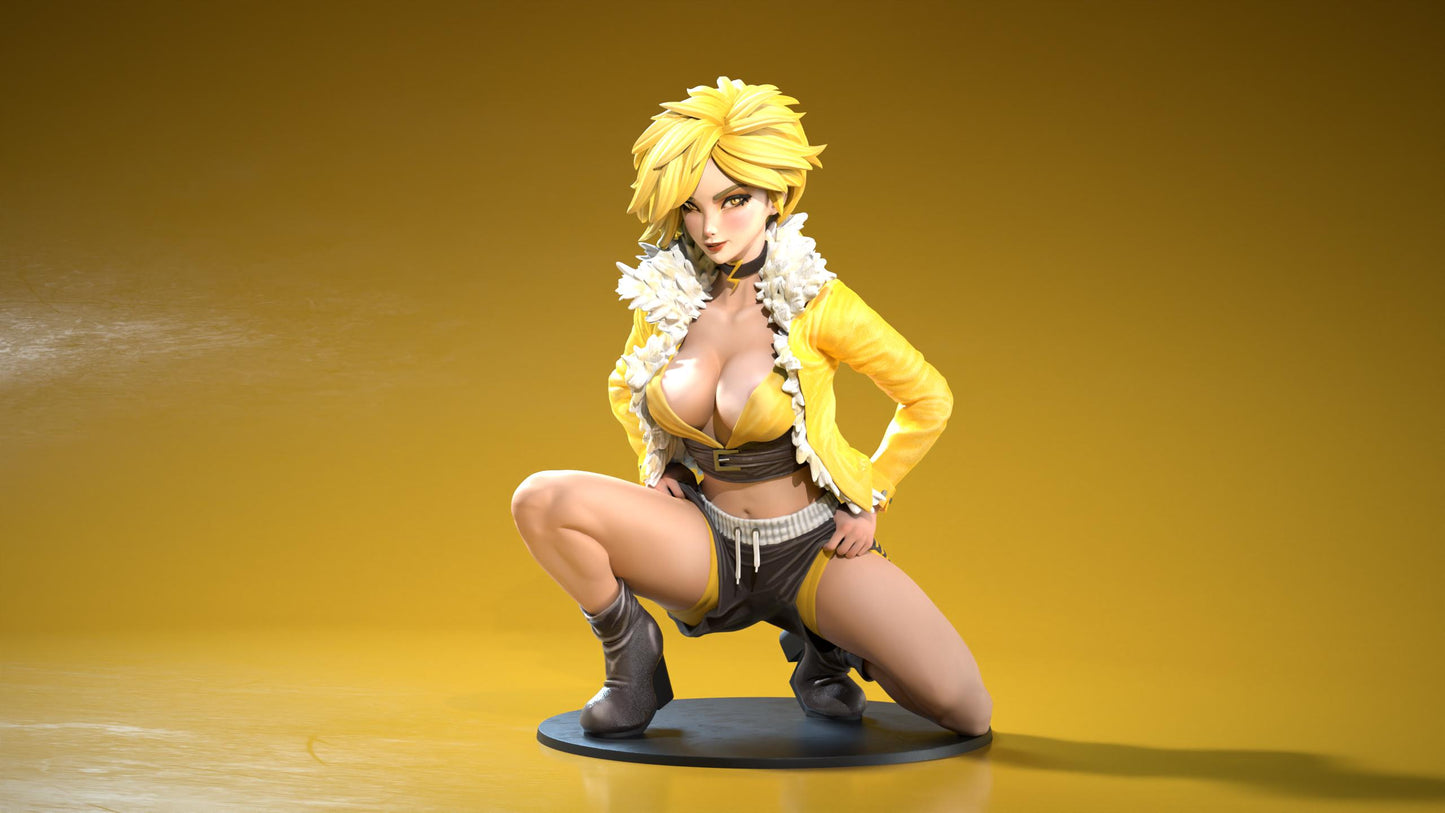 Waifumon Jolin Figure - 160mm - Standard and NSFW Variations - Resin Printed - Siryll Art