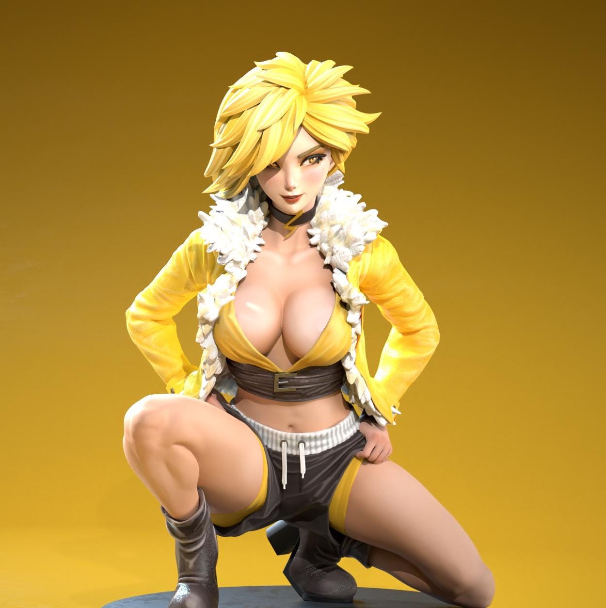 Waifumon Jolin Figure - 160mm - Standard and NSFW Variations - Resin Printed - Siryll Art